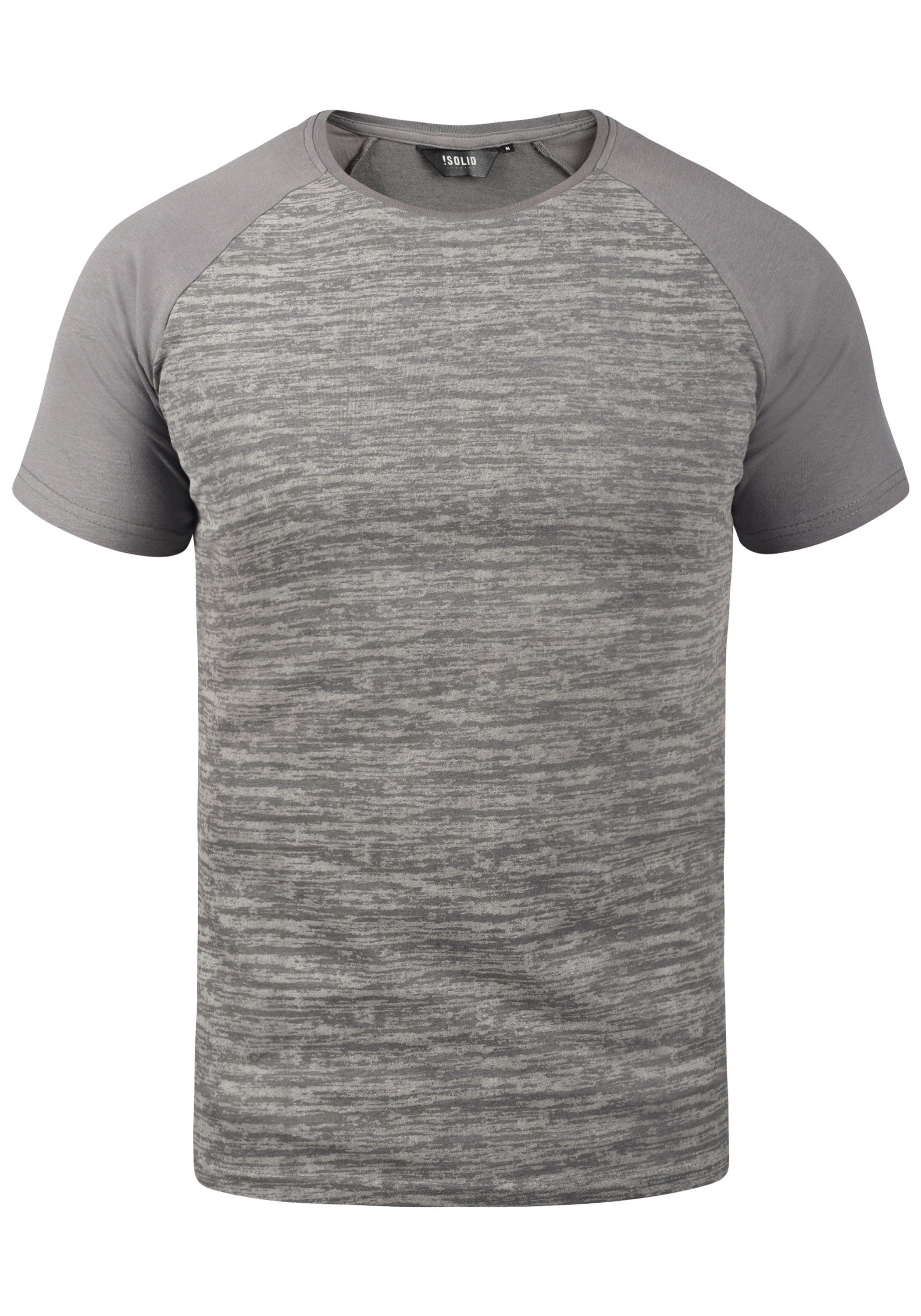 !Solid Rundhalsshirt SDMevio T-Shirt Mid Grey (2842)