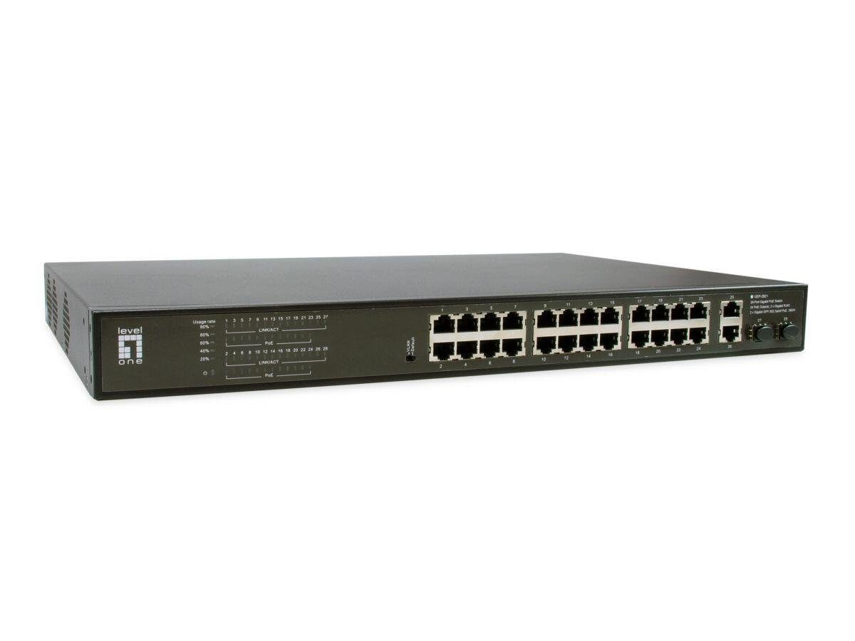Levelone LevelOne GEP-2821 Netzwerk-Switch