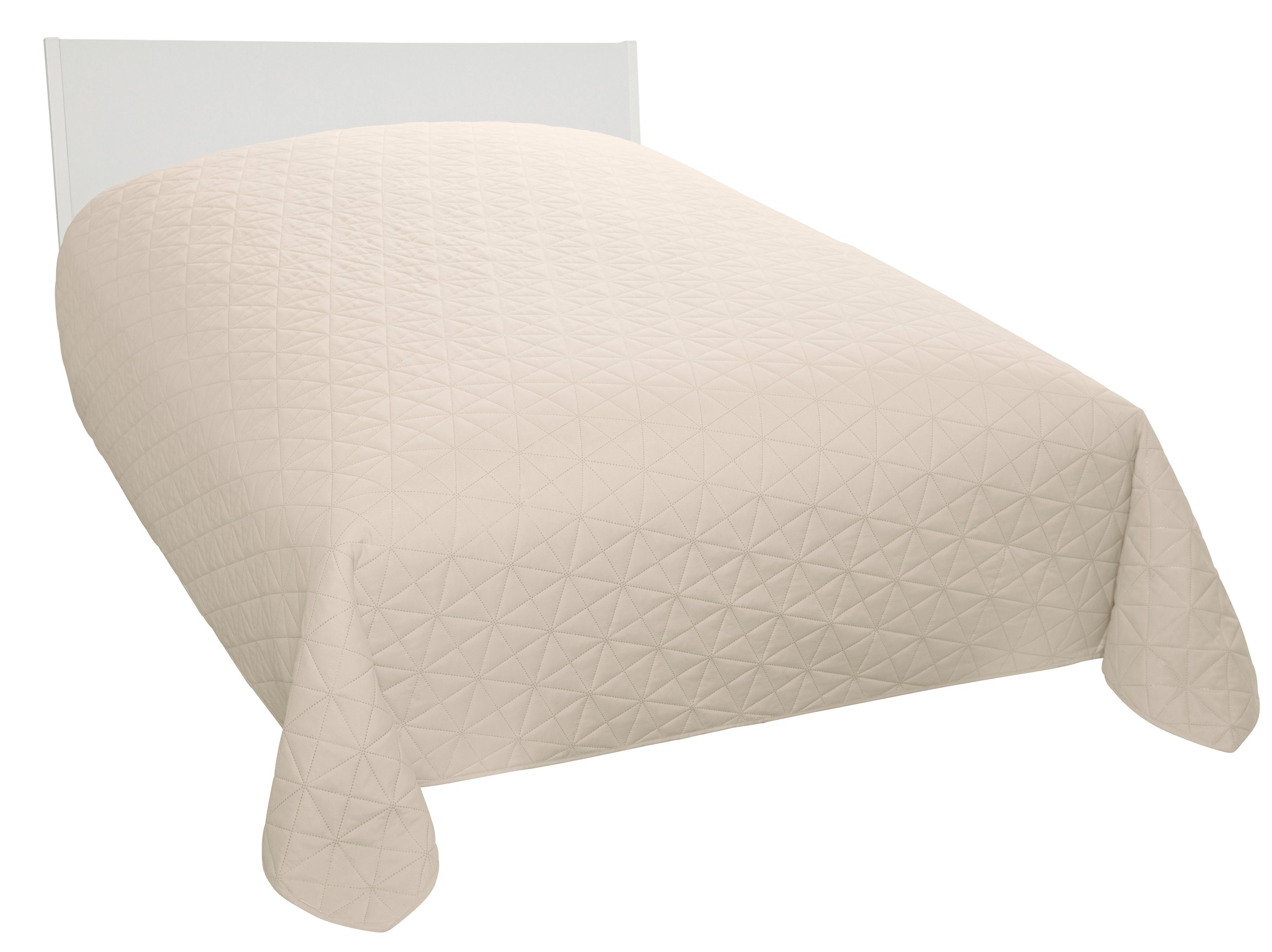 OTTO home Tagesdecke Tesso, unifarben mit grafischem Muster