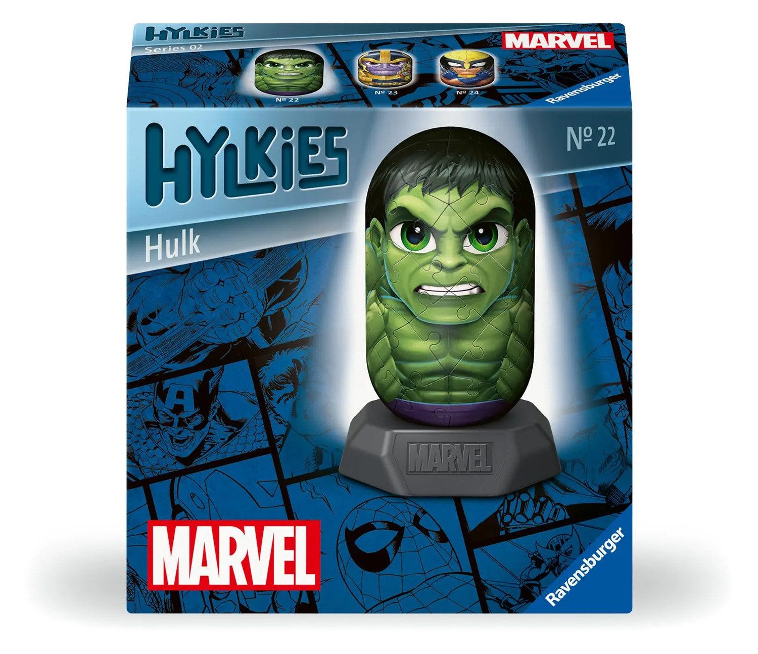 Ravensburger Puzzle Hylkies Marvel Heroes Hulk Sammelfigur, Puzzleteile günstig online kaufen