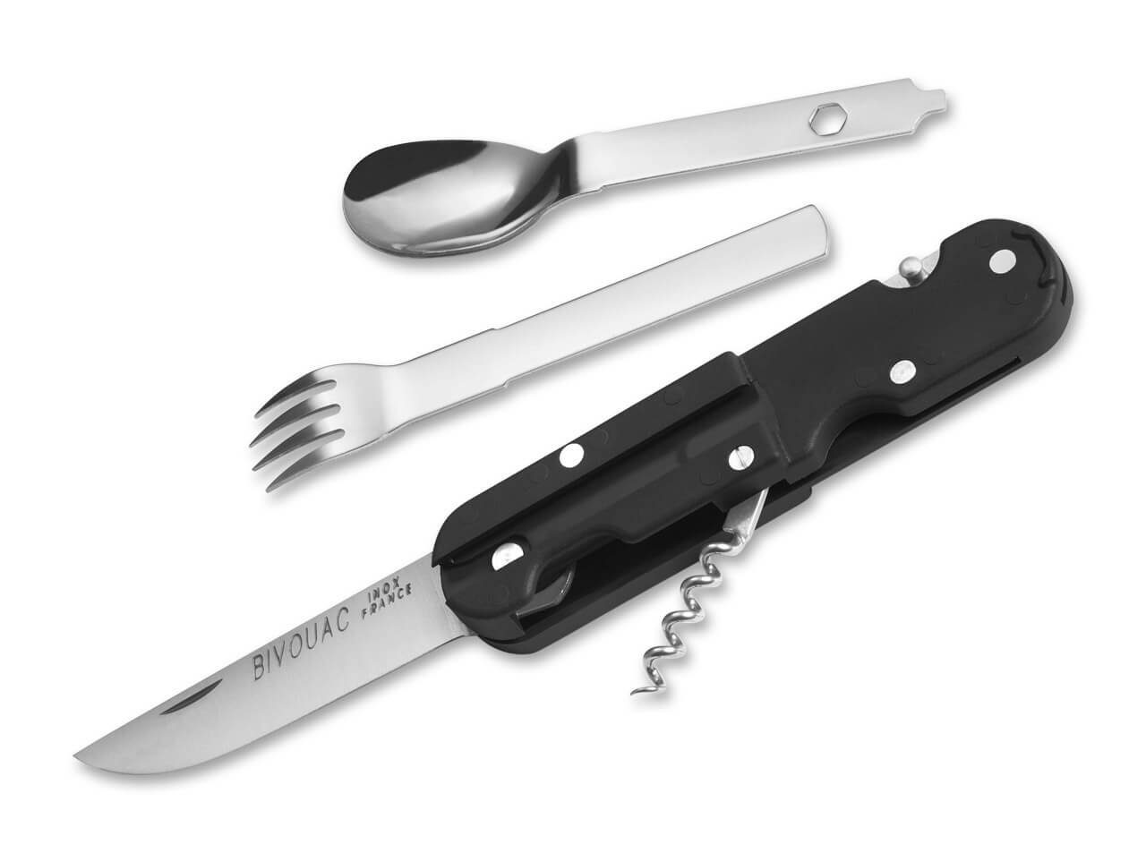 Taschenmesser TB Outdoor Bivouac Black Taschenmesser Besteck