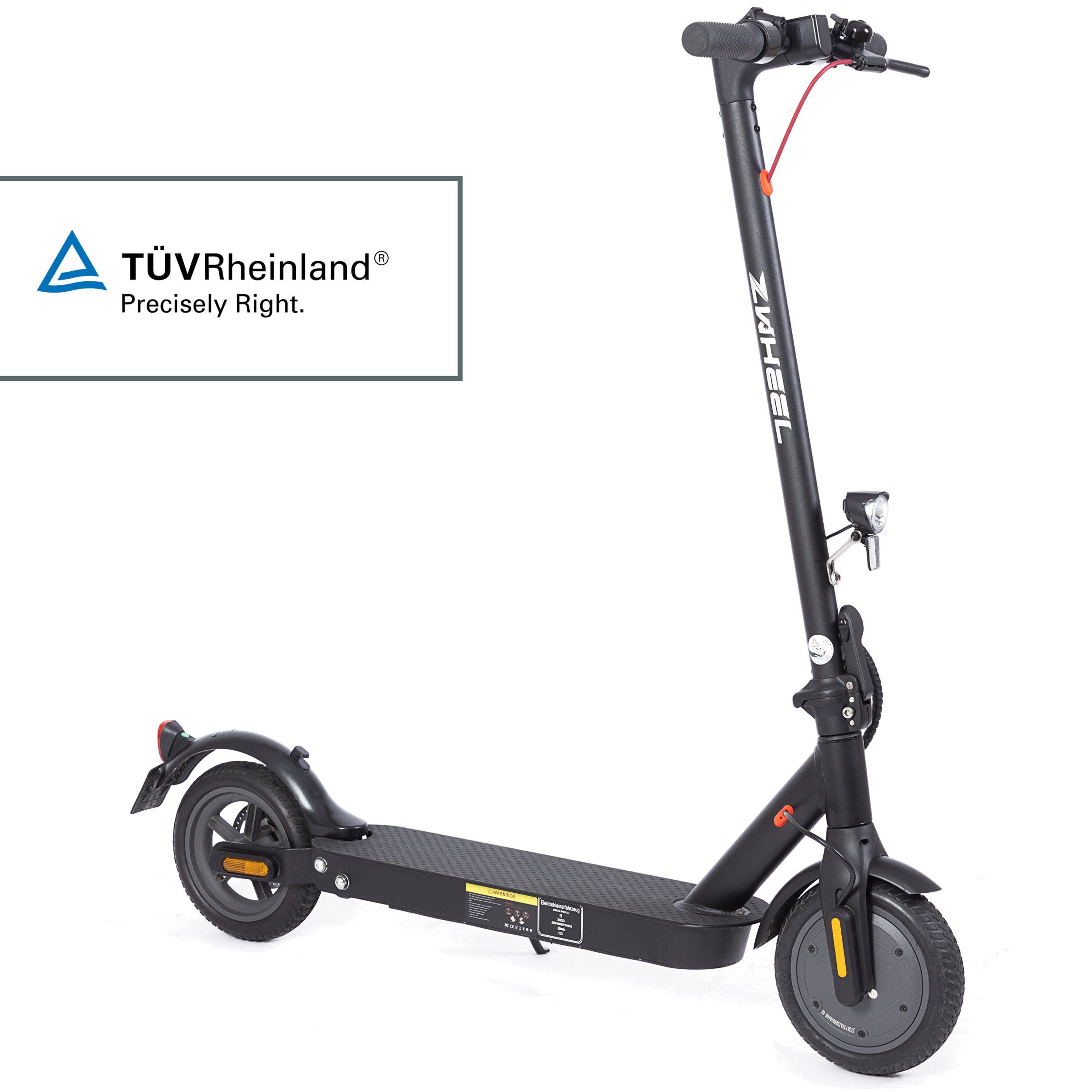 ZWHEEL E-Scooter faltbar E-Scooter 8.5 Zoll, 20 km/h, Max 30 km mit ABE, 350,00 W, 20,00 km/h, (Set, mit Schutzblechen), klappbar