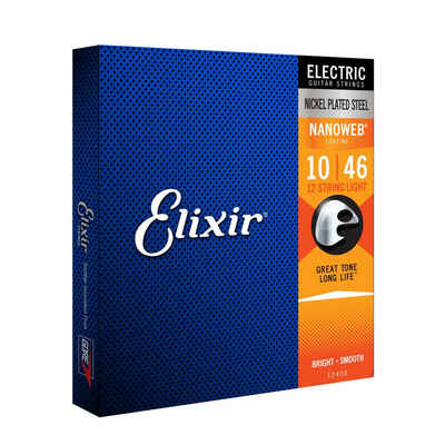 Elixir Saiten, 12450 Nanoweb Electric 12-String 10-46 - E-Gitarrensaiten