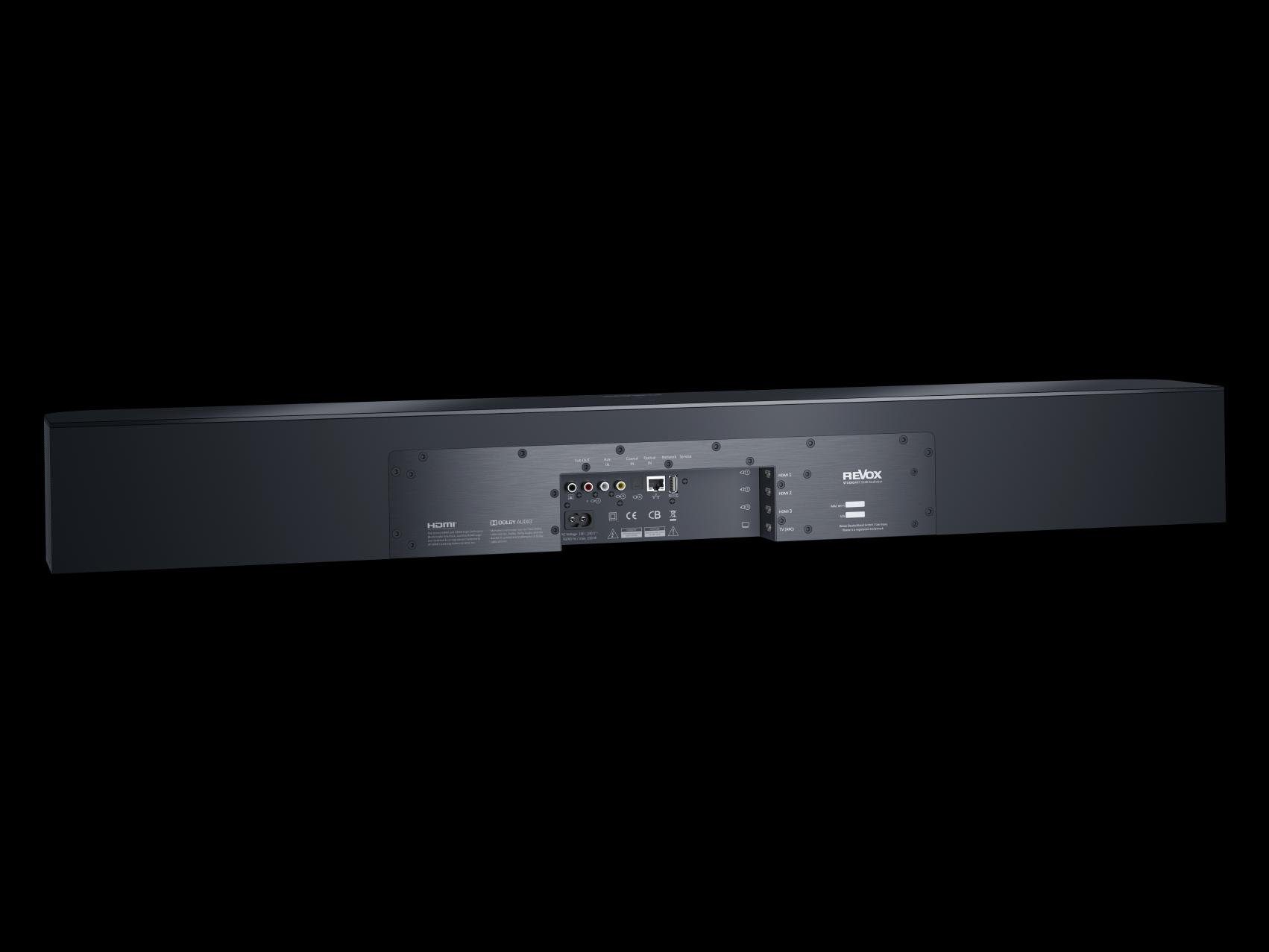 Revox STUDIOART S100 Audiobar schwarz Soundbar