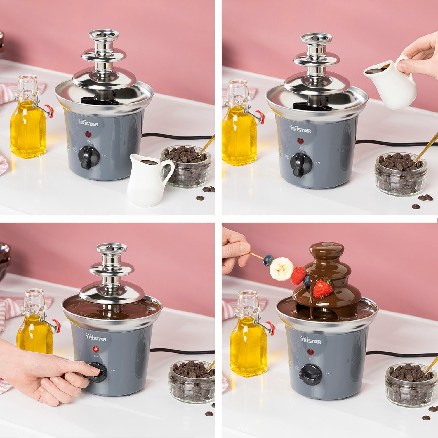 Tristar Schokoladenbrunnen CF-1603