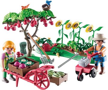 Playmobil® Konstruktions-Spielset Starter Pack, Bauernhof Gemüsegarten (71380), Country, (91 St), teilweise aus recyceltem Material