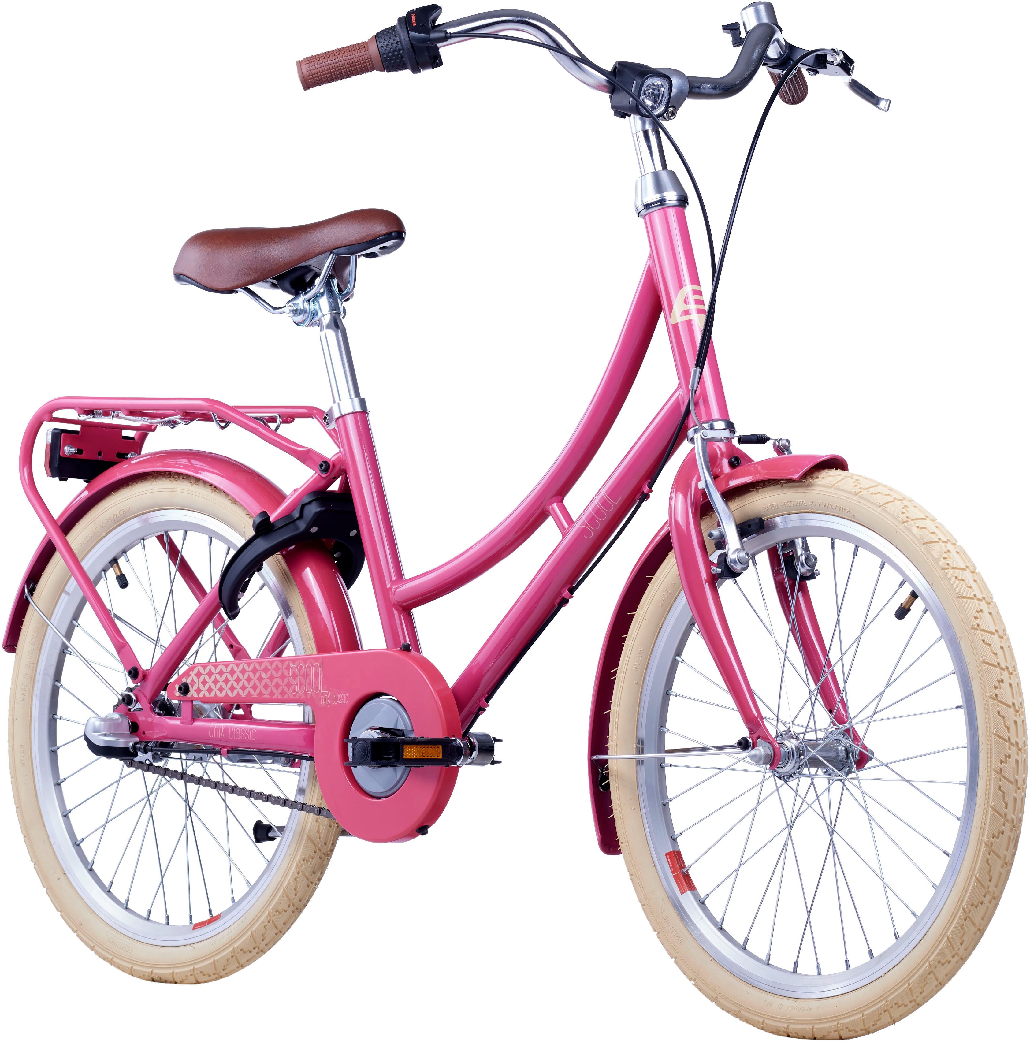 S’COOL Kinderfahrrad S'COOL chiX classic, 3 Gang Shimano, Nabenschaltung