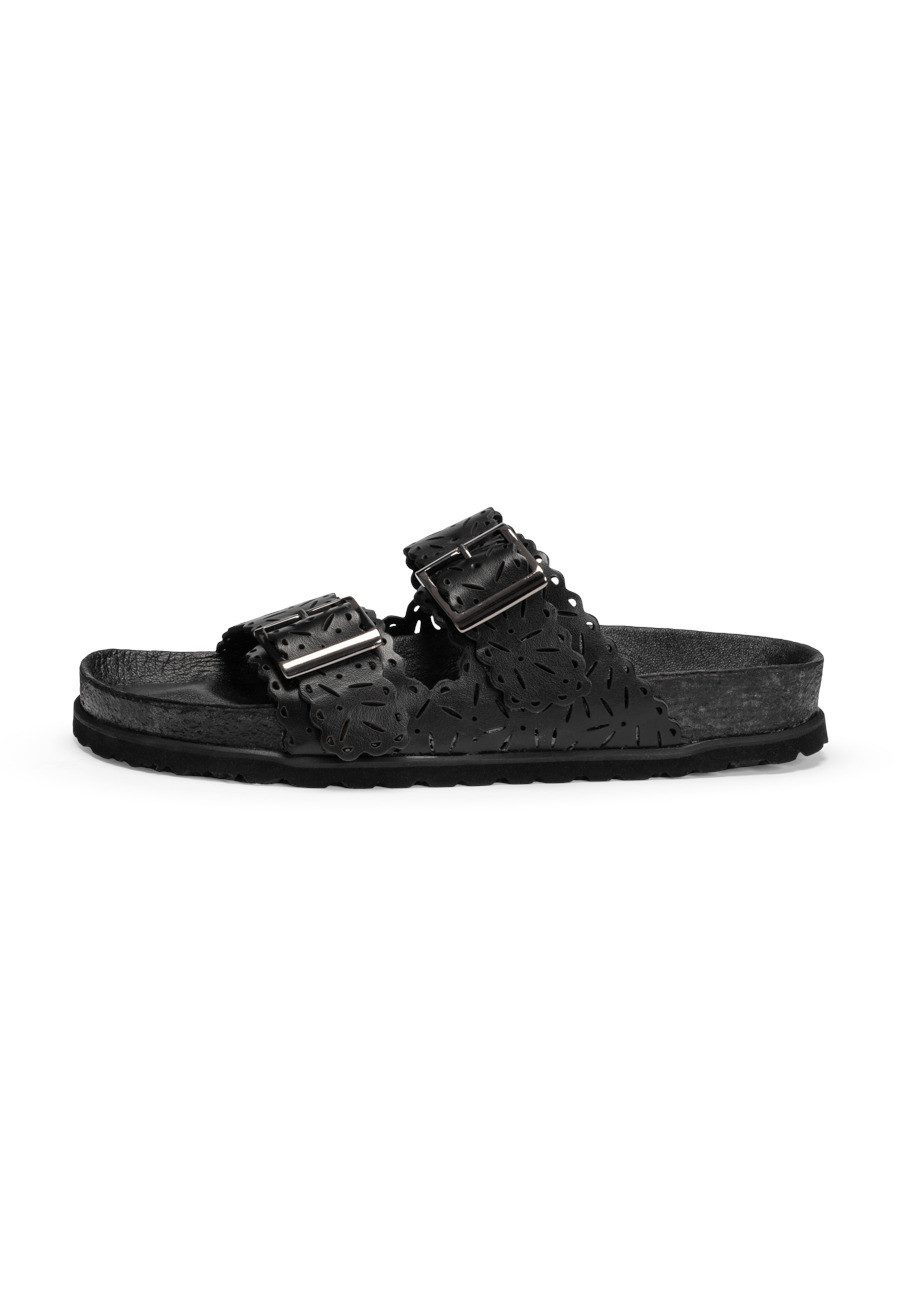 vitaform Damen Pantoletten Softnappaleder Pantolette
