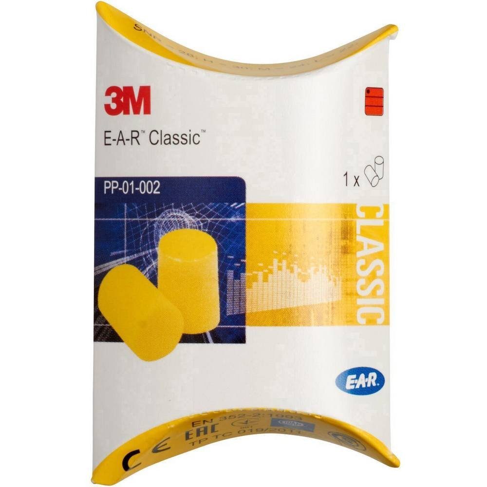 3M Gehörschutzstöpsel 3M PD-01-001 E-A-R CLASSIC REFILL AUFSATZ SNR 28db 500 PAAR PD01001