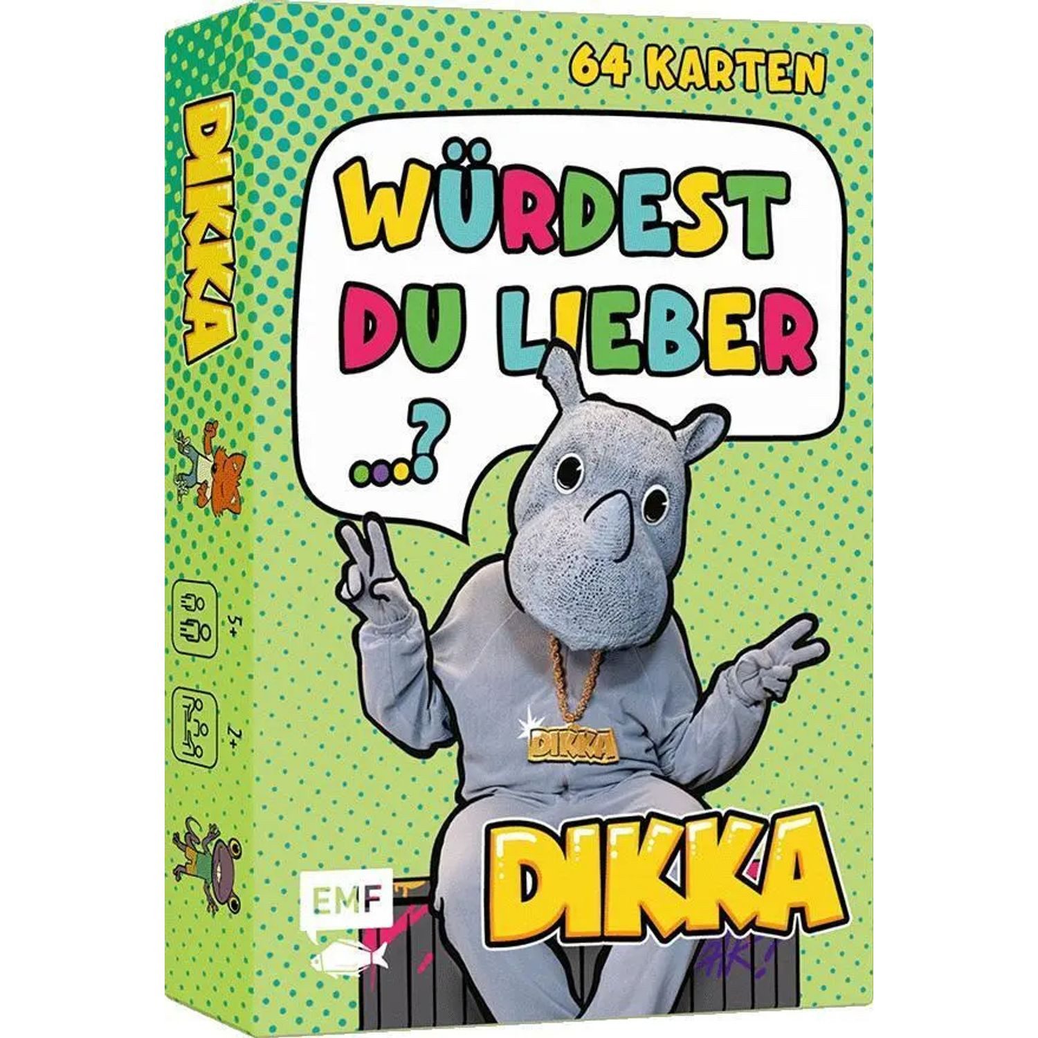 Michael Fischer Spiel Kartenspiel: Würdest du lieber...? Nashornstarke Fragen für Kids...