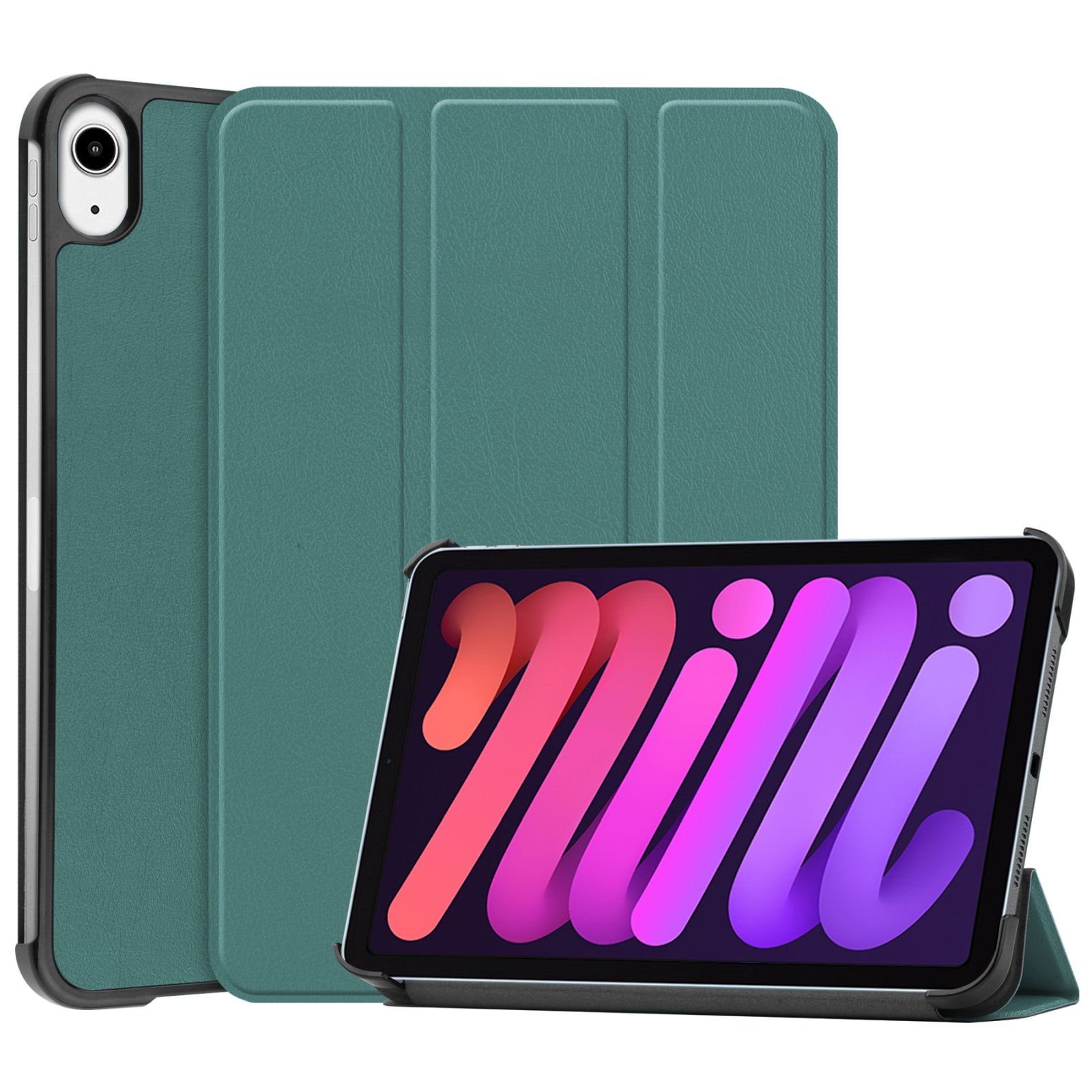 Lobwerk Tablet-Hülle Schutzhülle für Apple iPad Mini 6 2021 6. Generation 8.3 Zoll, Wake & Sleep Funktion, Sturzdämpfung, Aufstellfunktion