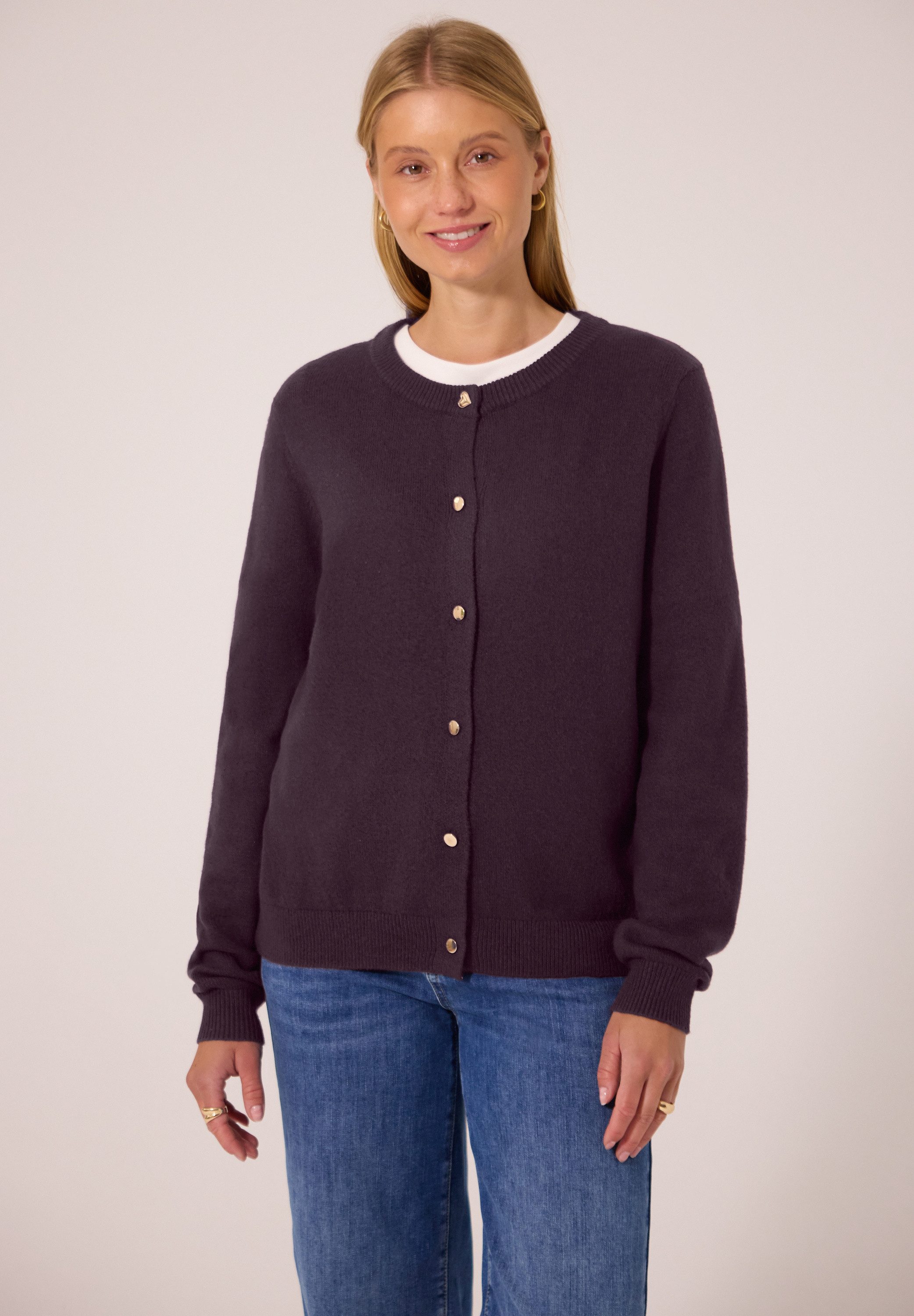 STREET ONE STUDIO Cardigan mit Knopfleiste