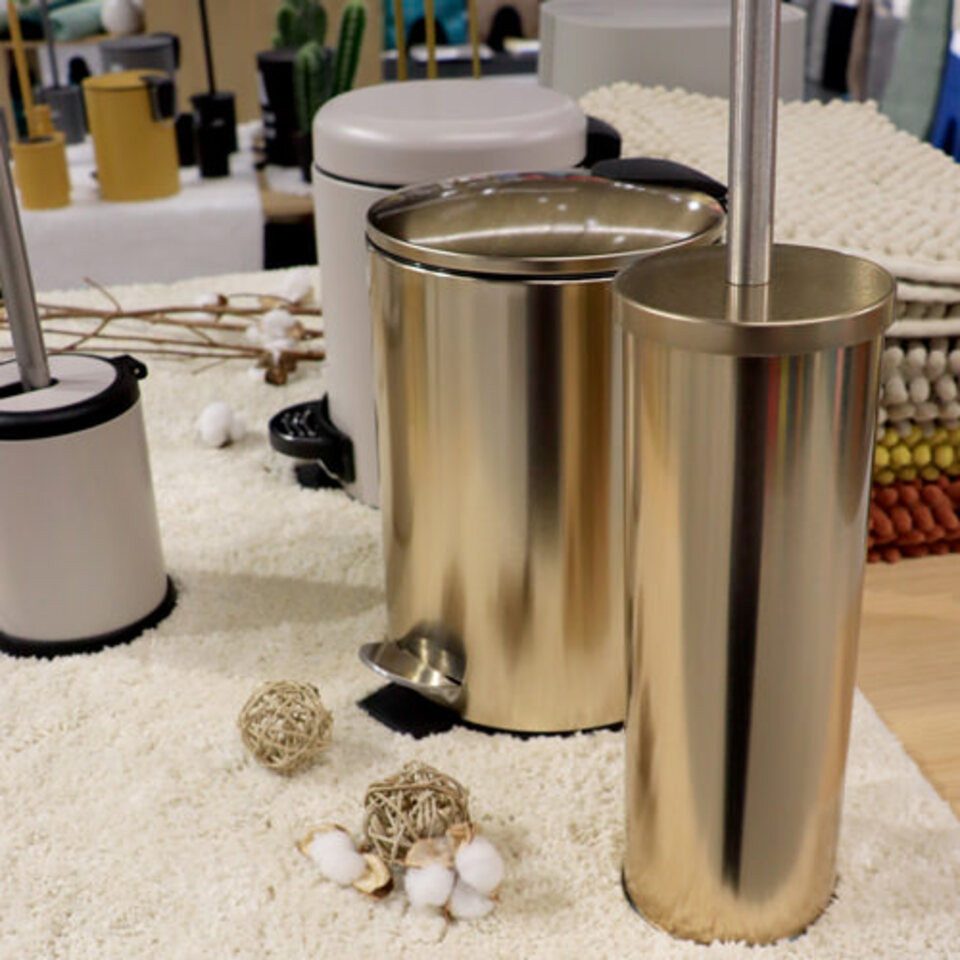 LikeKa Badaccessoire-Set 2 teilig Toilettenbürste und Kosmetikeimer Absenka günstig online kaufen