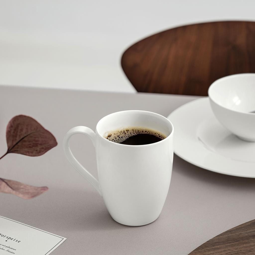 Villeroy & Boch Becher Royal Becher mit Henkel 300 ml 6er Set, 6-tlg., Porzellan