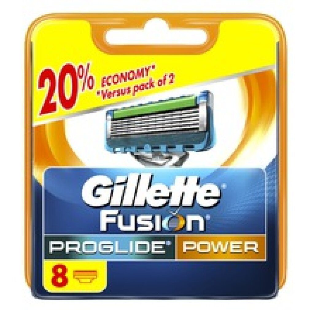 Gillette Rasierklingen Fusion Proglide Power Ersatzklingen 8 Stück für Männer