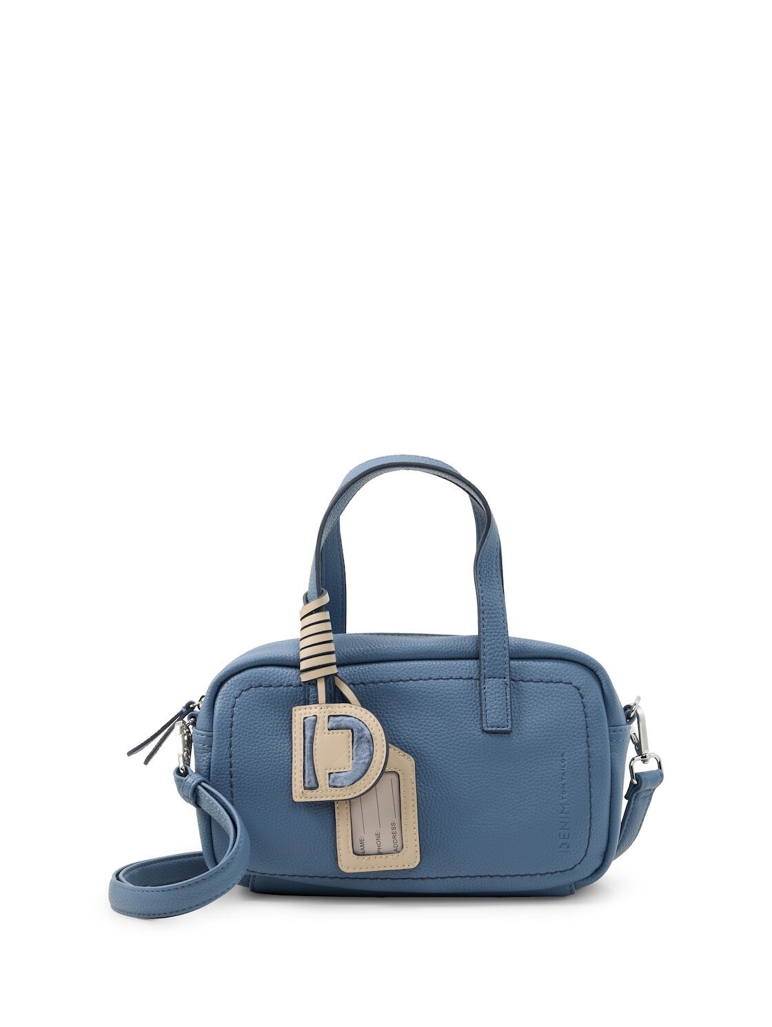 TOM TAILOR Denim Bowlingtasche Bags, TTIRIDA Handtasche mit Anhänger