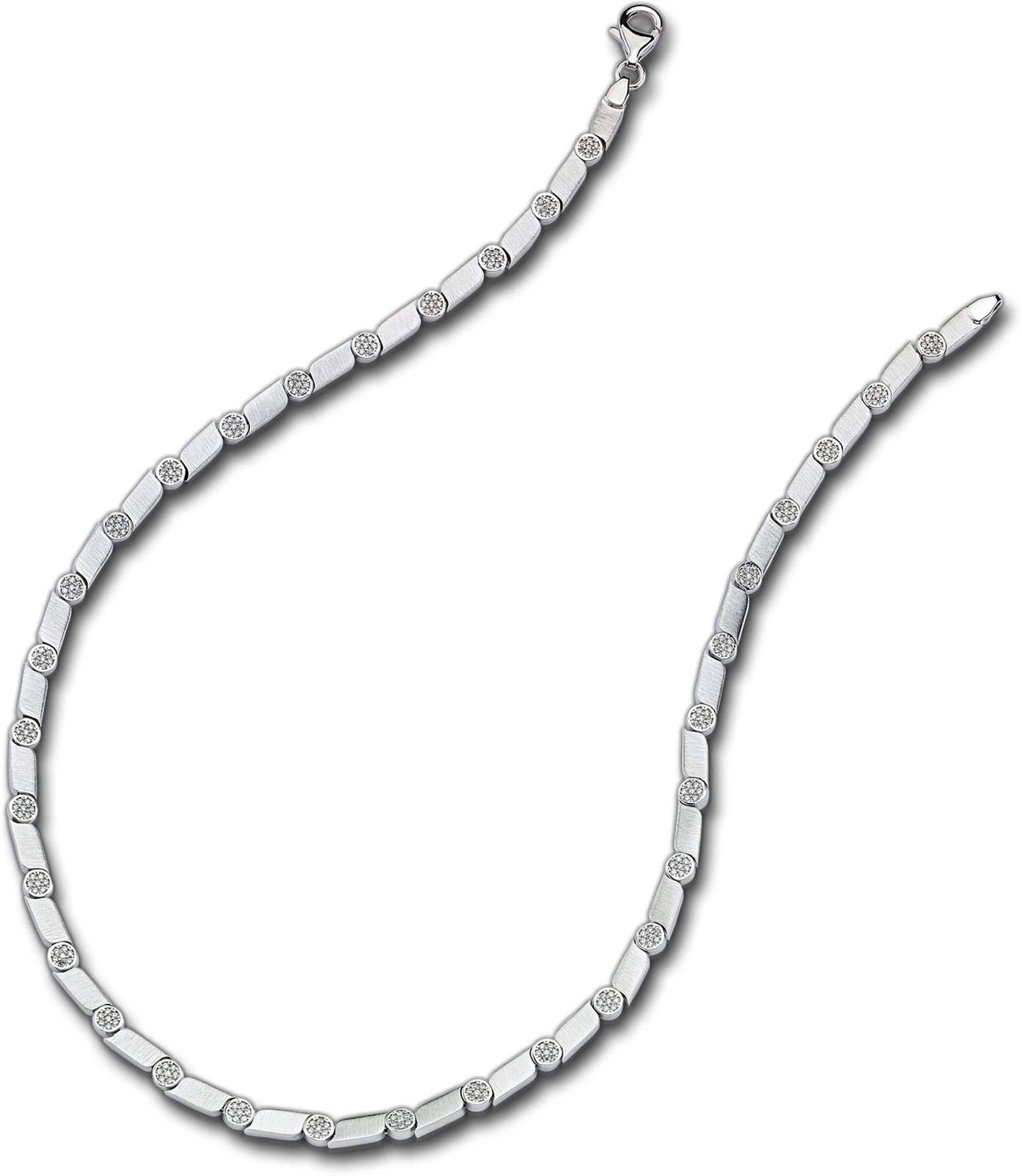 Balia Collier Balia Collier für Damen mattiert (Collier), Damen Colliers, Halsketten ca. 45,5cm, 925 Sterling Silber(Fantasie)