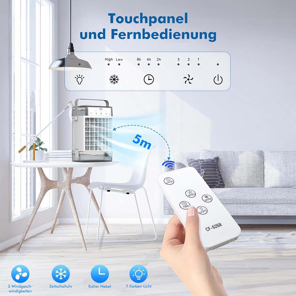 MUPOO Standventilator Tragbare Klimaanlage 4 in günstig online kaufen