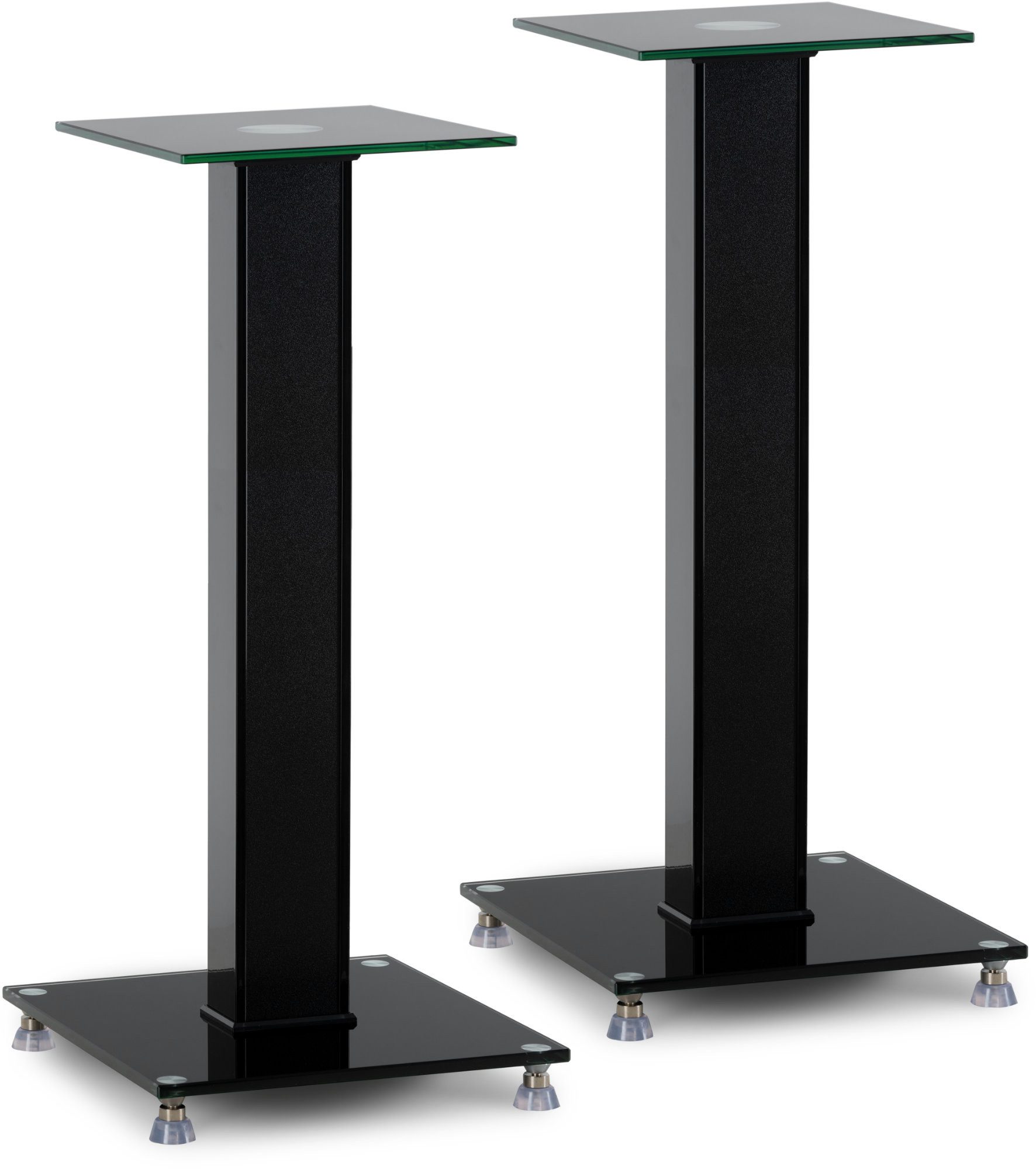 Pronomic Lautsprecherständer SLS-282L BK Lautsprecher Stative Paar - Qualität in edlem Design, (bis 0 Zoll, 2 x Winkelfuß-Lautsprecherstativ, verbessertes Klangerlebnis & 15° Neigungswinkel)