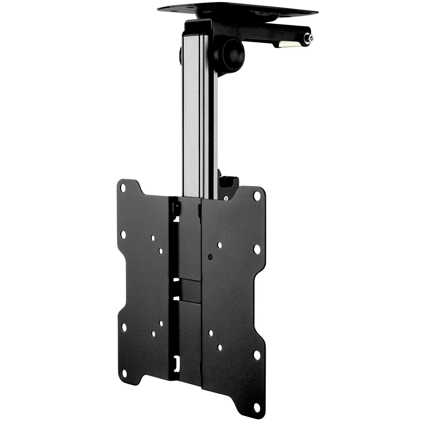 SO-TECH® TV-Deckenhalterung TV-Halterung klappbar drehbar höhenverstellbar neigbar, (für 17-37 Zoll, ideal für Dachschrägen, Wohnmobil)