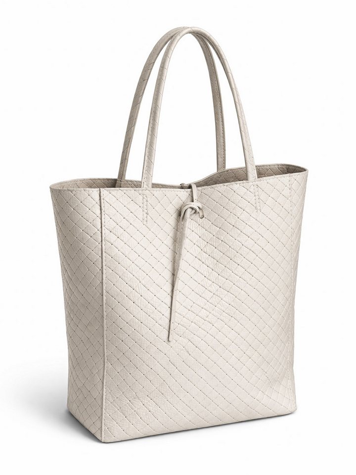 COLLEZIONE ALESSANDRO Schultertasche Flecht, aus Rindsleder, Made in Italy