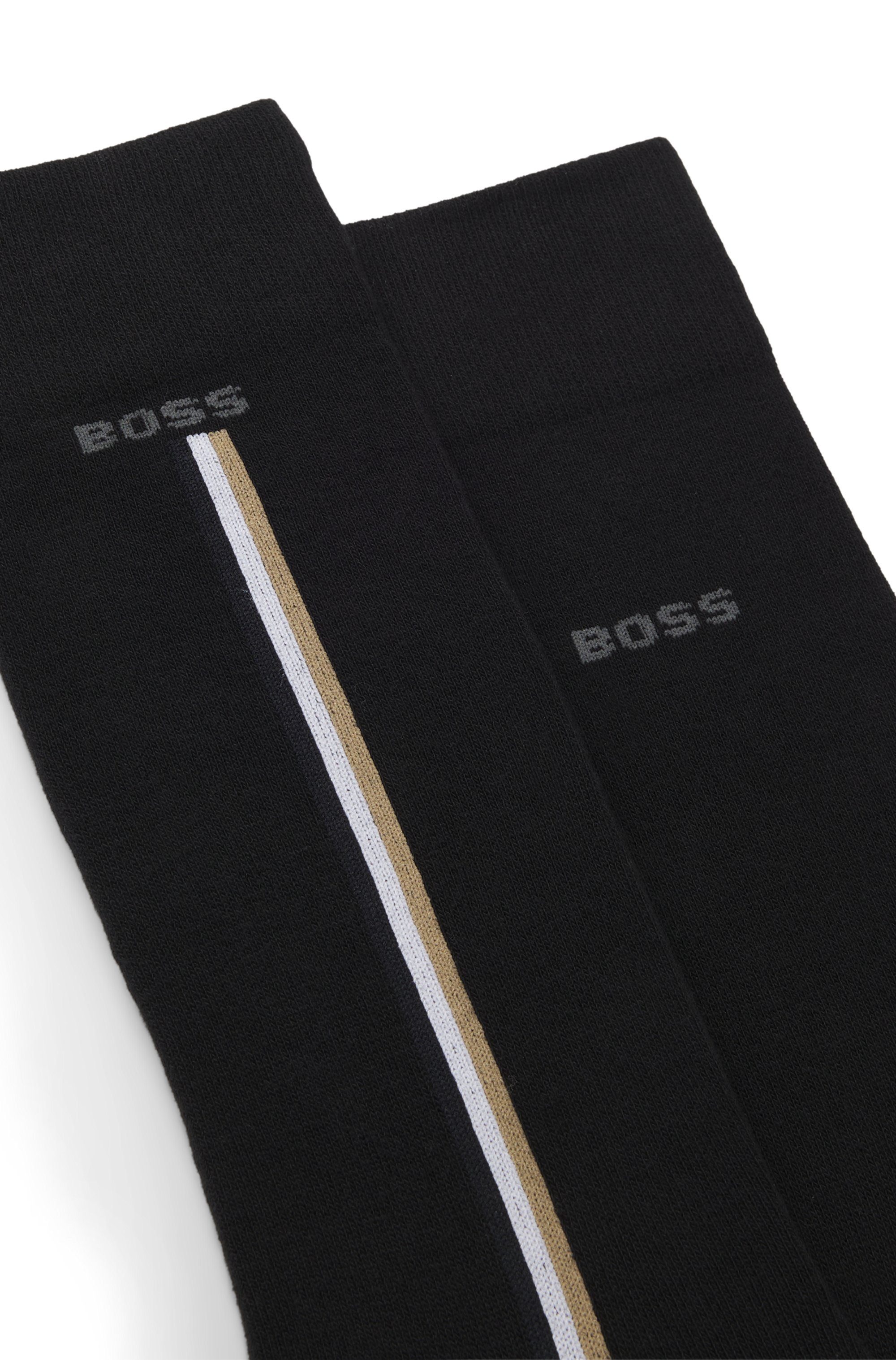 BOSS Businesssocken 2P RS Iconic CC (2-Paar) mit Kontraststreifen an der Seite – Bild 5 von 5