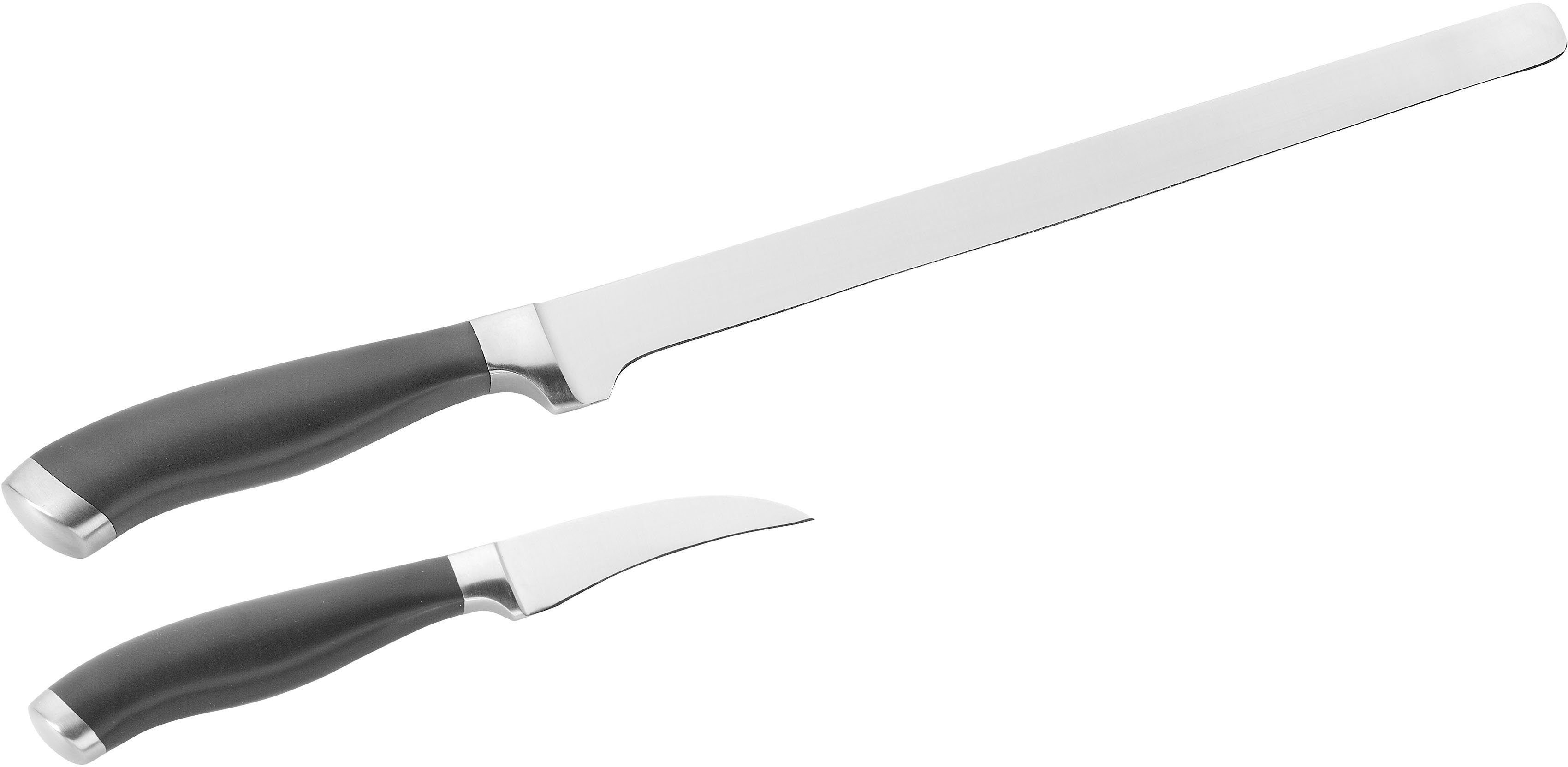 PINTINOX Ножи-Set Coltelli Professional (Set, 2-tlg), (Schinkenmesser, Gemüsemesser), Edelstahl, spülmaschinengeeignet