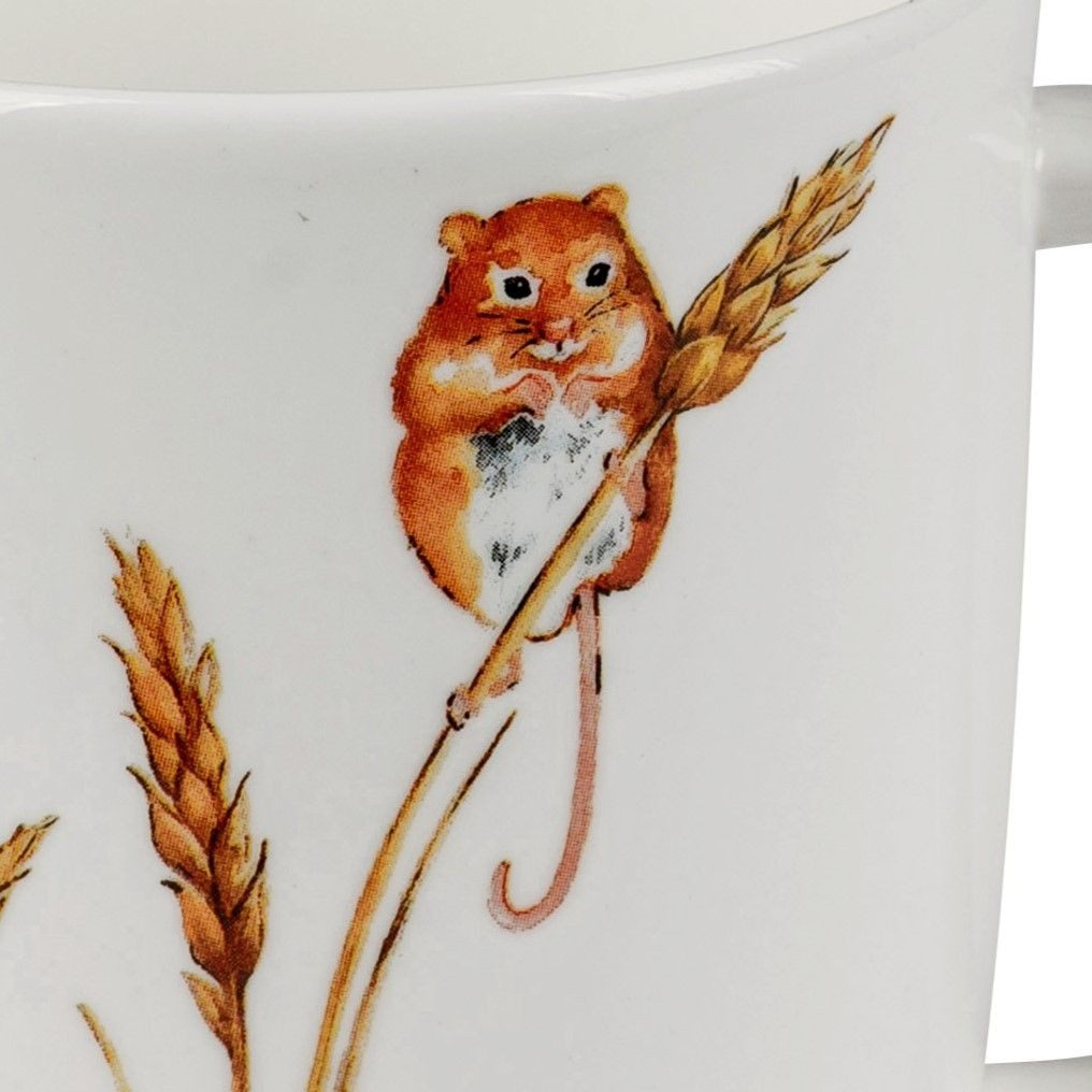 formano Tasse Roy Kirkham, Porzellan, Spülmaschinengeeignet, Weiß, Maus, H: 9cm