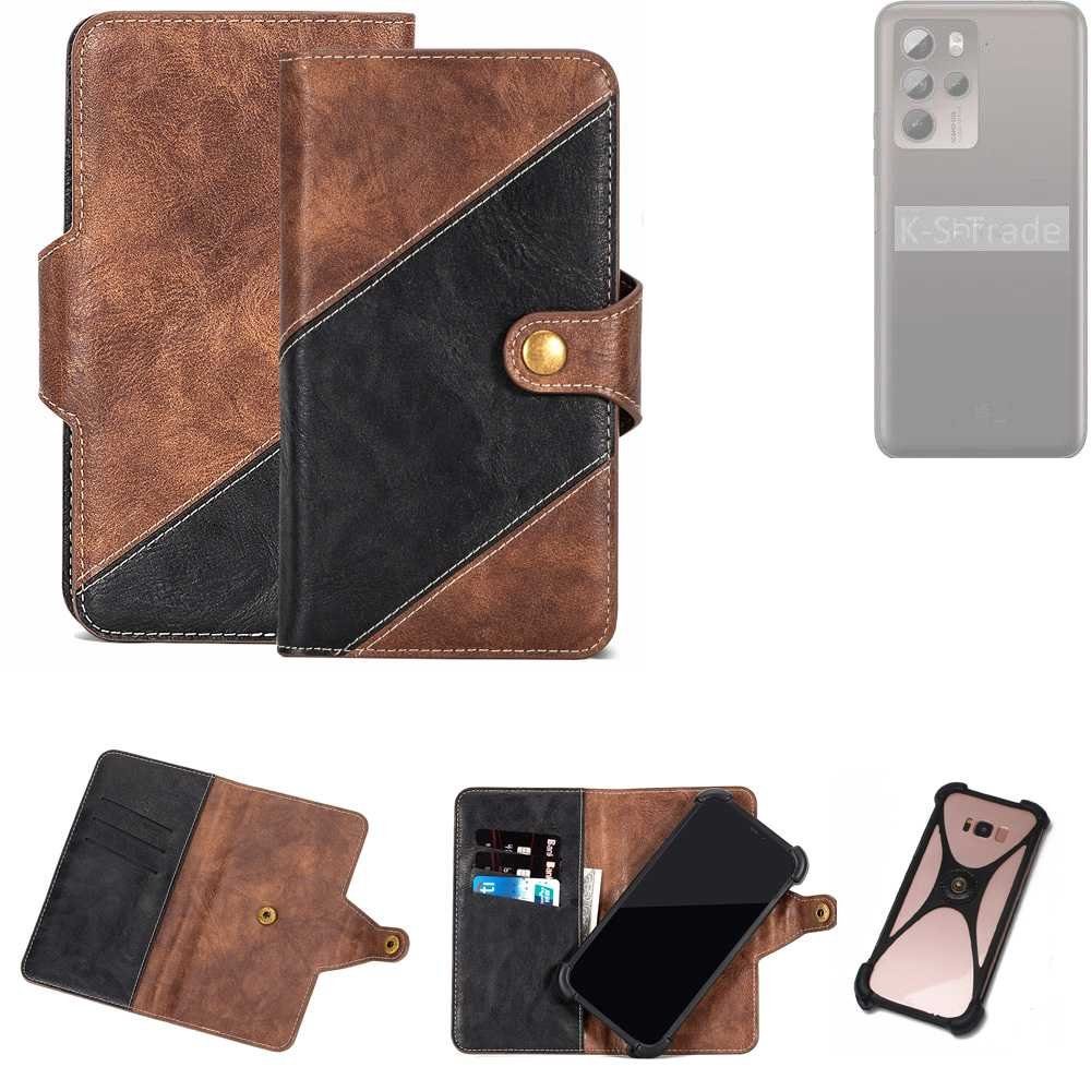 K-S-Trade Handyhülle für HTC U23 Pro, Handyhülle Schutzhülle Bookstyle Case Klapphülle Cover Hülle
