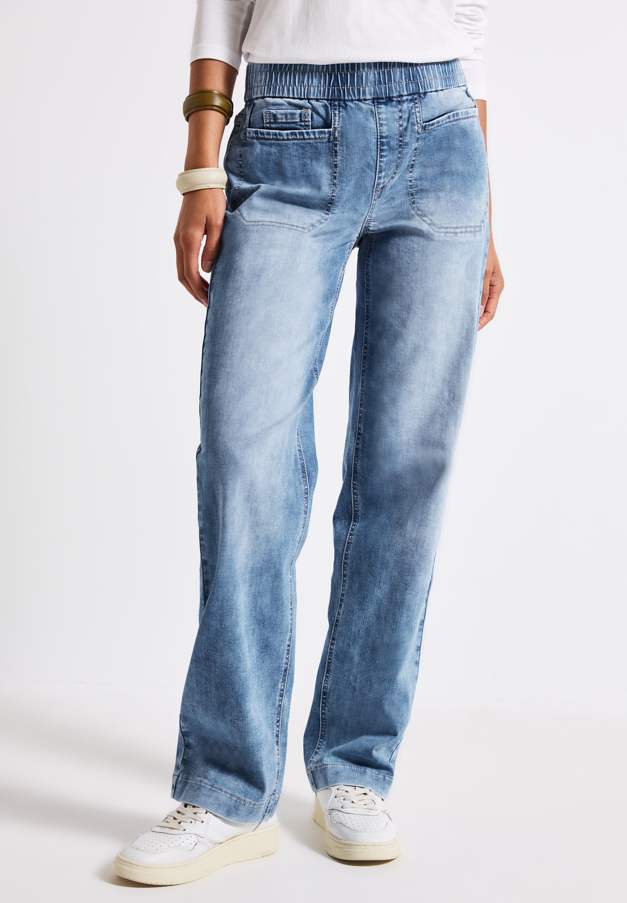 STREET ONE Comfort-fit-Jeans Middle Waist günstig online kaufen