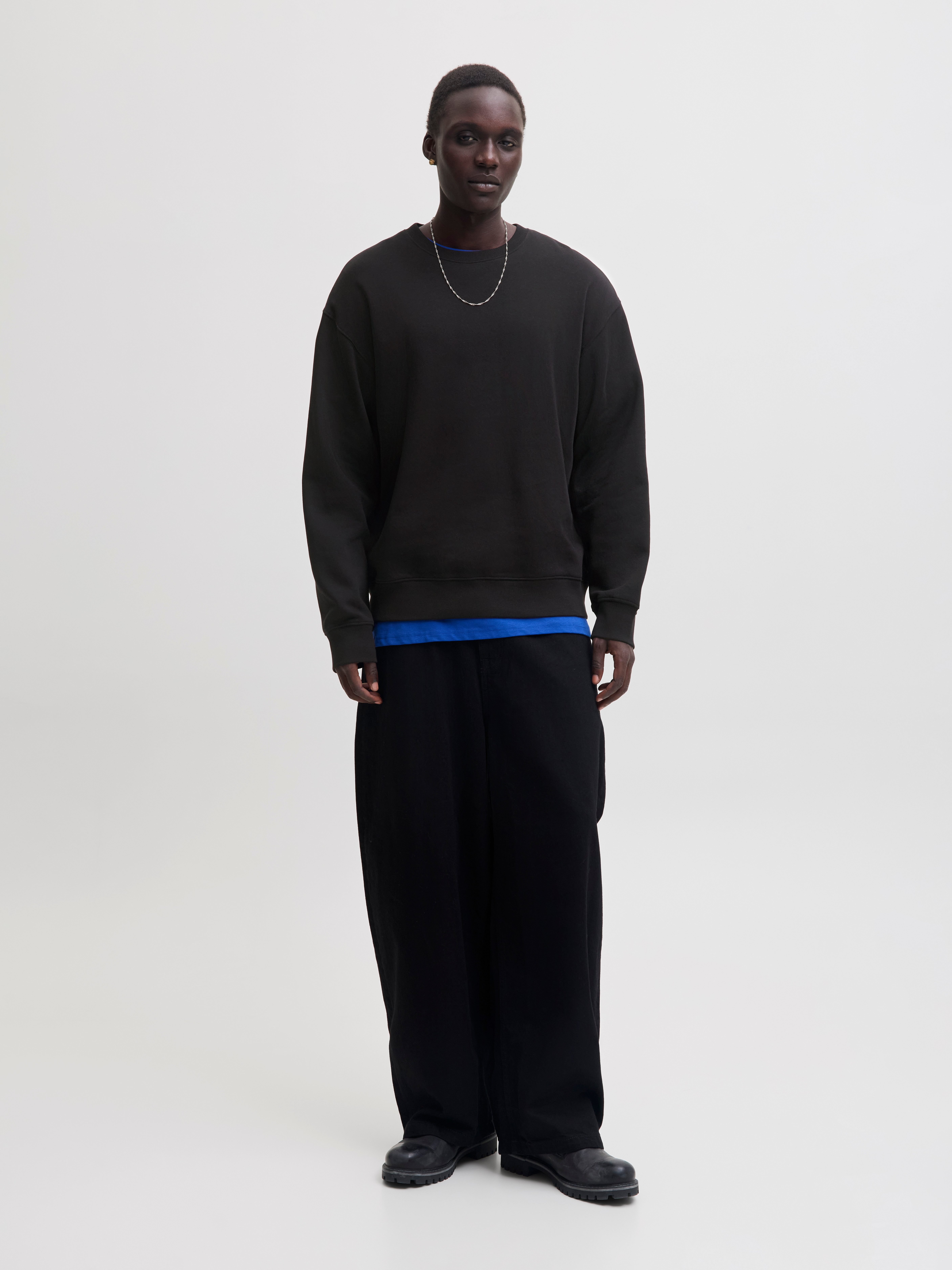 Jack & Jones Sweatshirt JJEACE SWEAT CREW NECK NOOS Baumwollmischung, locker geschnitten – Bild 5 von 5