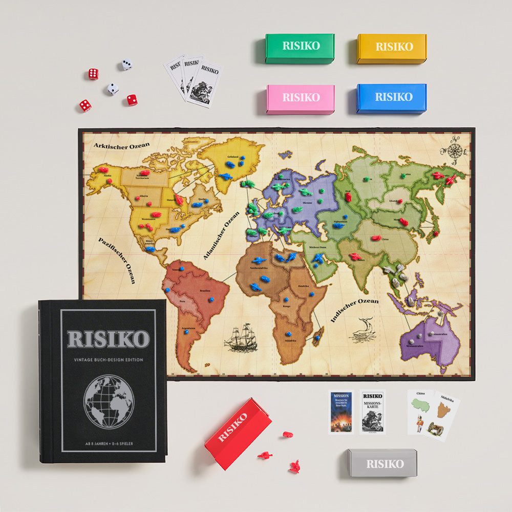 Gomazing Spiel Vintage Buch-Design Edition, Brettspiel