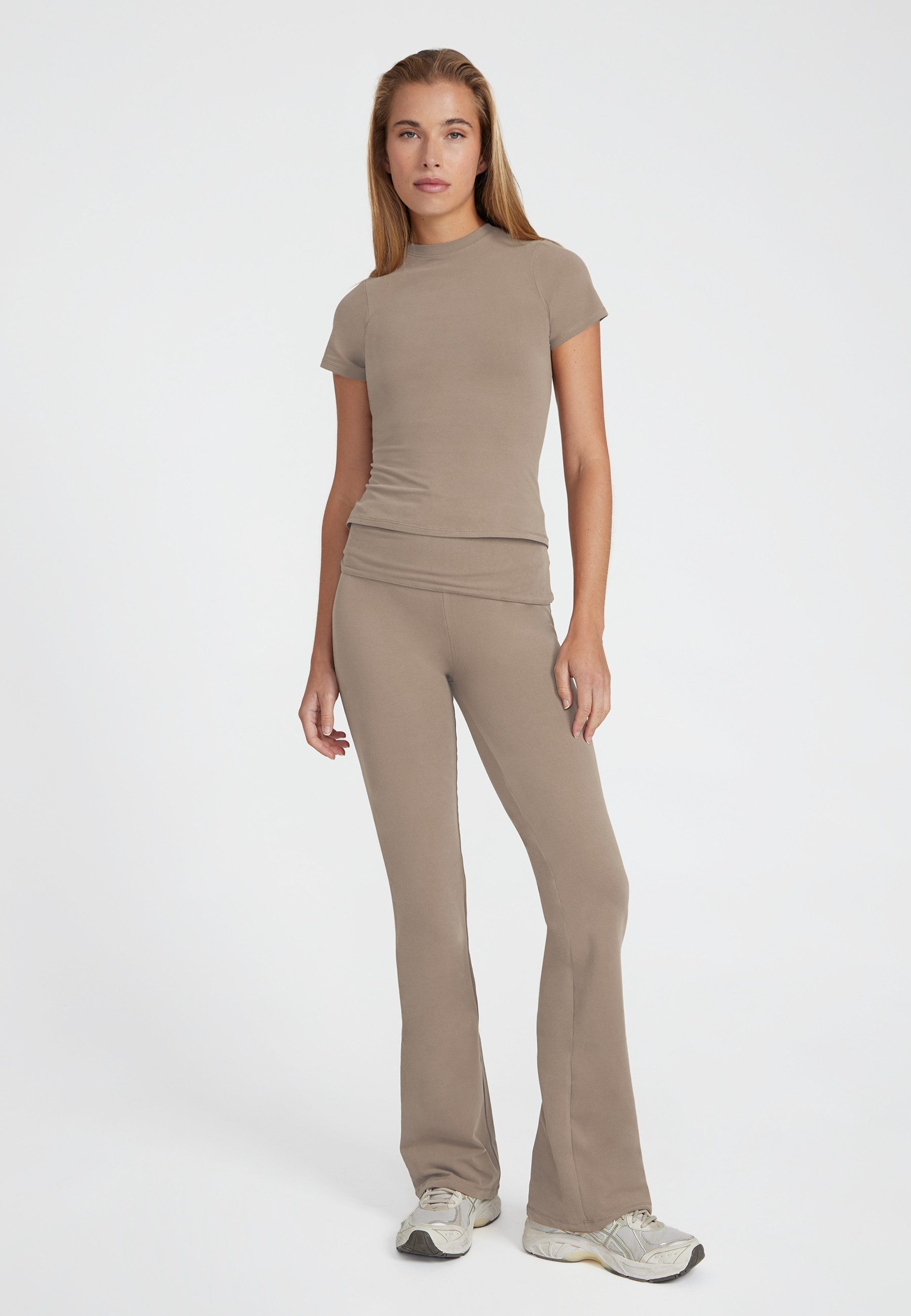 Style Republic Yogahose Freizeithose mit Foldover-Bund