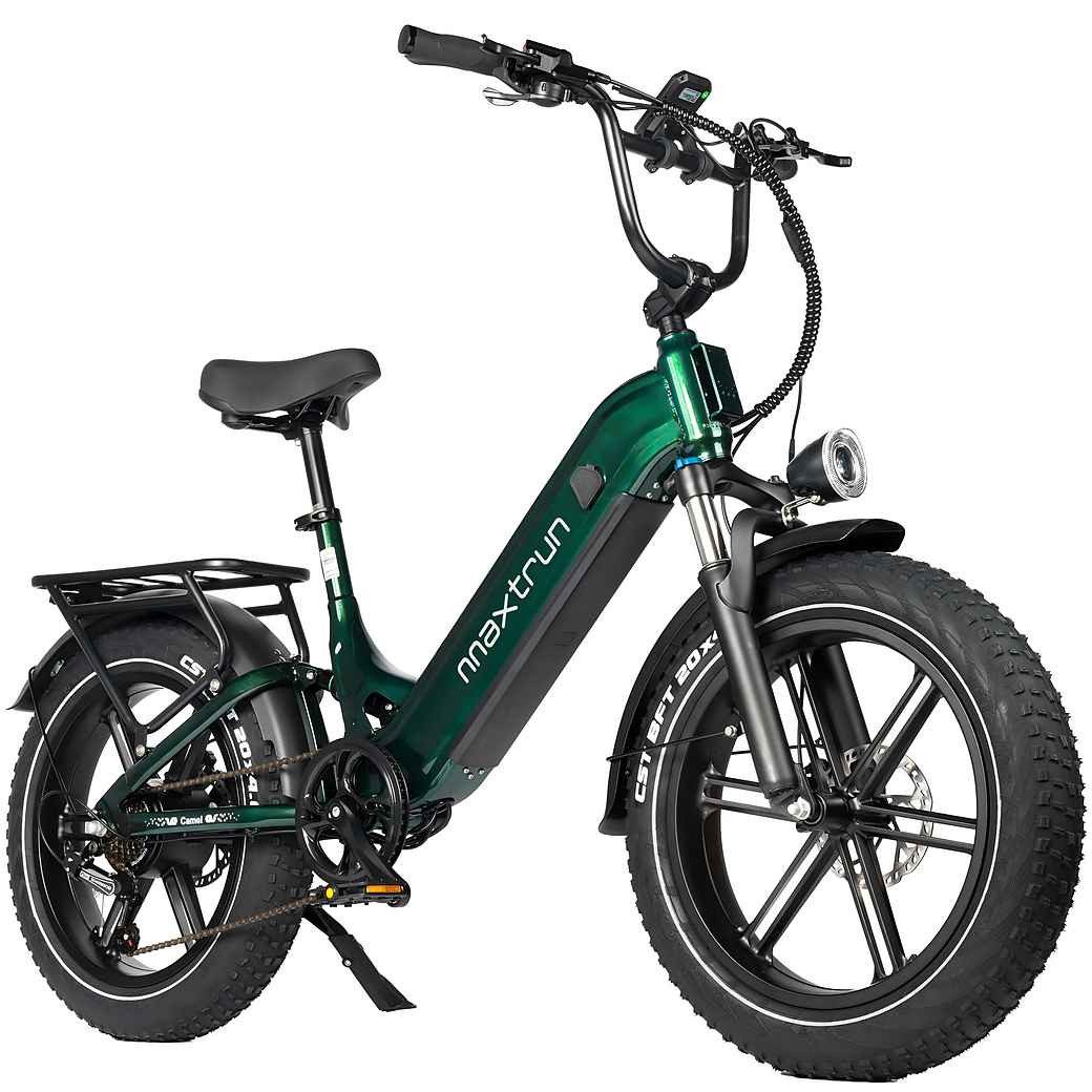 Vankel E-Bike Cityrad Camel E-Fahrrad Damen u. Herren 864WH Pedelec, 48V 18AH 120 km, Kettenschaltung, Heckmotor, 864 Wh, (Beleuchtungsset mit Batterieladegerät, Batterieschlüssel, Werkzeug), Fatbike E-Bikes 250W, 120km Reichweite, 20×4.0" Reifen