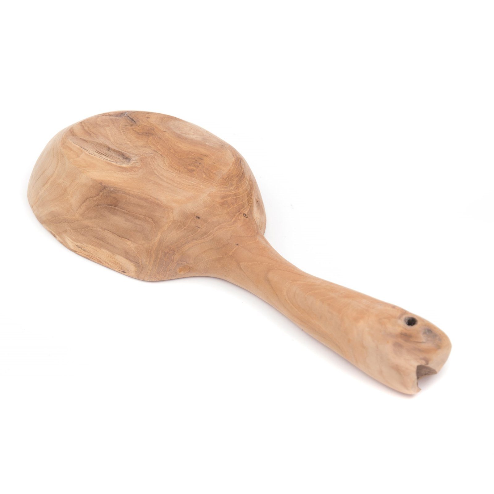 CREEDWOOD Dekoschale Wurzelholzschale "SCOOP", TEAK SCHALE Kellenform Teakholz