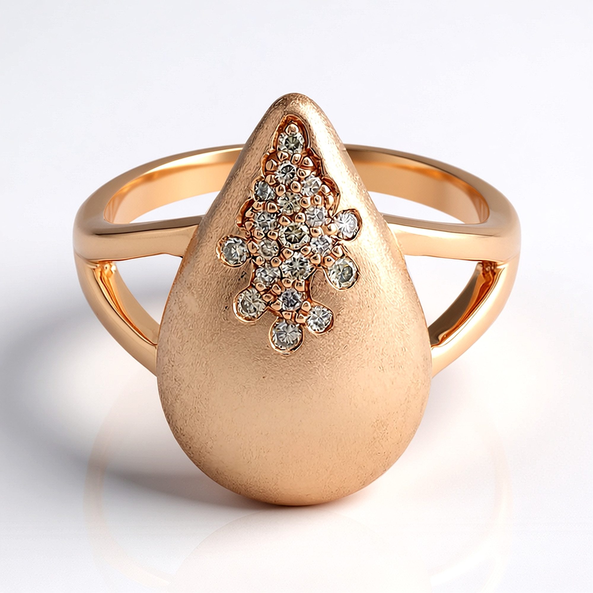 Cavill Diamantring Argyle Rose de France Diamant-Silberring (1-tlg)