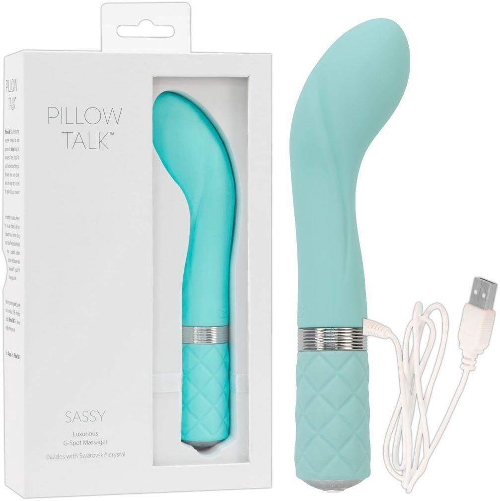 Pillow Talk Sassy, türkis G-Punkt-Vibrator Vibration stufenlose Pillow