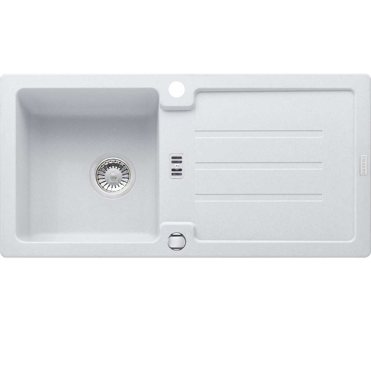 Einbauspüle Smart Strata Einbauspüle STG 614-86 Glacier Drehknopf ab 45cm