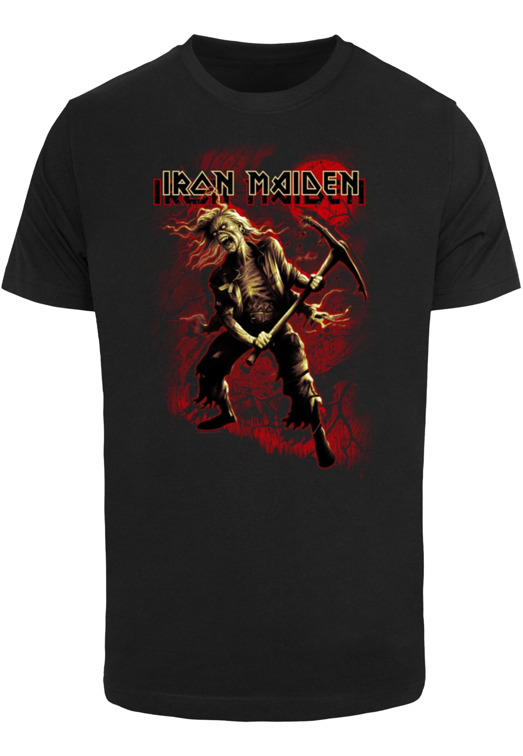 Merchcode T-Shirt Merchcode Herren Iron Maiden - Breeg T-Shirt Round Neck (1-tlg)