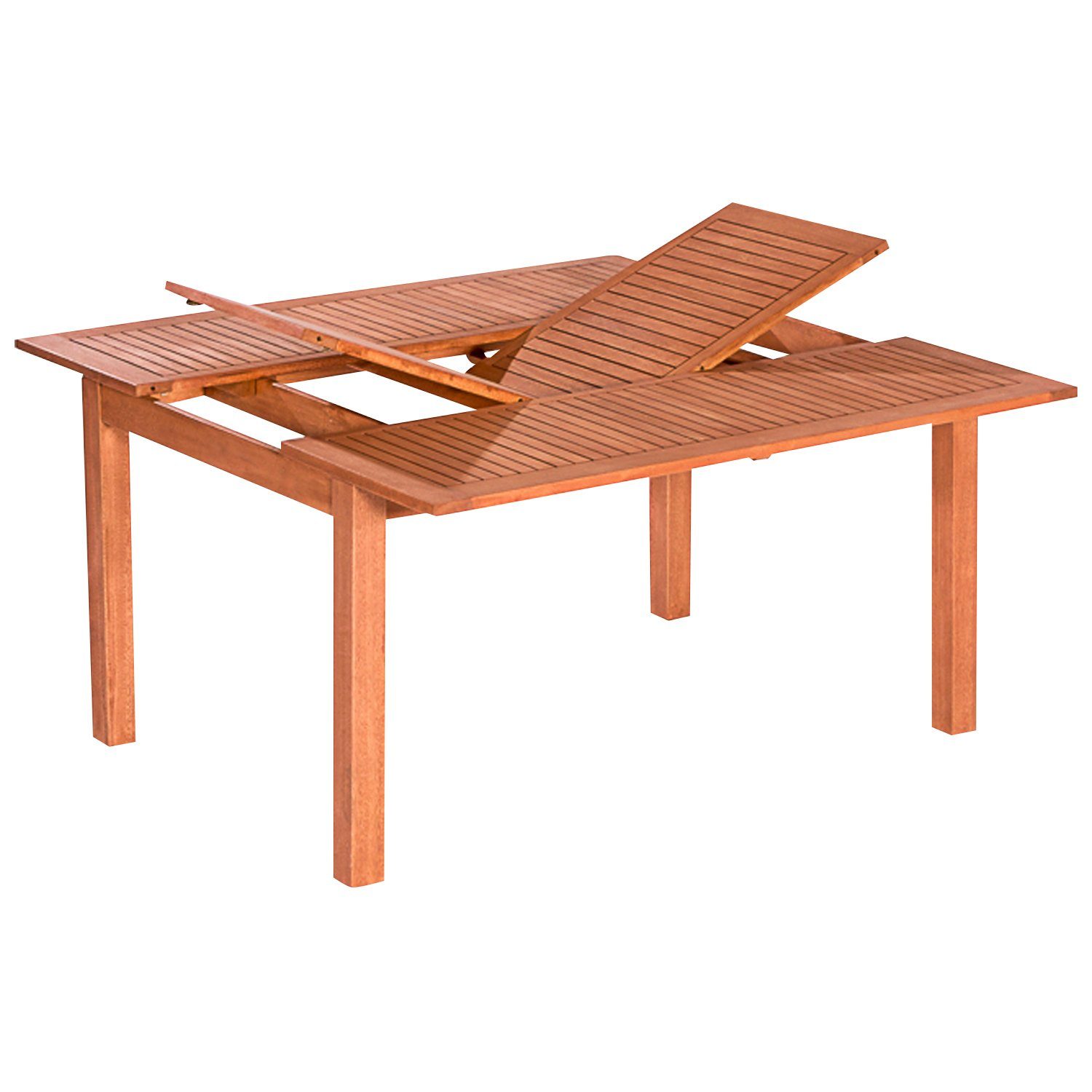 MERXX Gartentisch COMODORO (1St), XL Auszieh Gartentisch 100x150cm