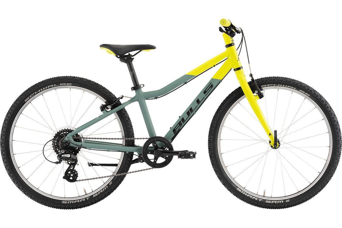 Bulls Kinderfahrrad Bulls Tokee Lite 24'' 7-Gang grün 2026, 8 Gang SHIMANO Altus RD-M310, Kettenschaltung