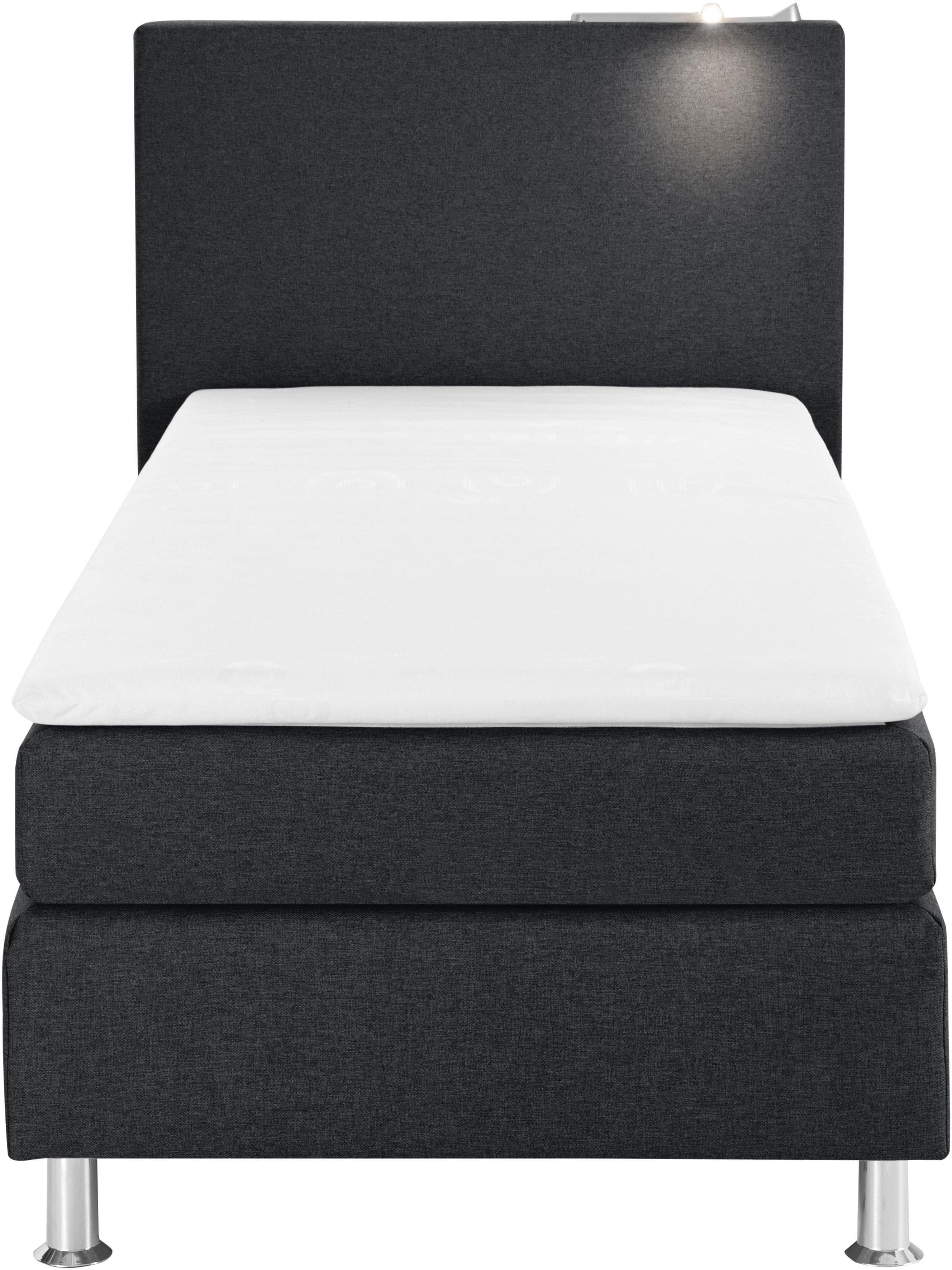 COLLECTION AB Boxspringbett, inkl. LED-Beleuchtung und Topper