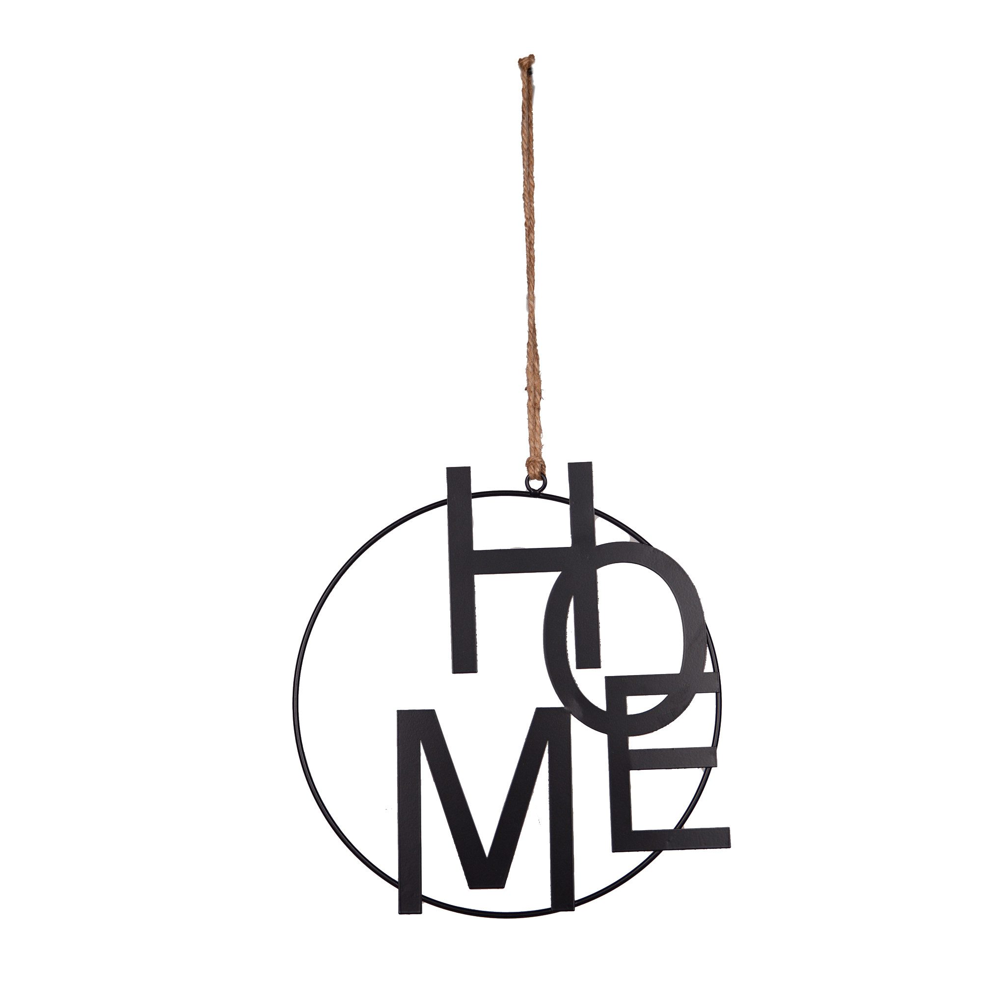 UNUS HOME Wanddekoobjekt Aufhänger HOME (25cm), Hängedeko Wanddeko Fensterd günstig online kaufen