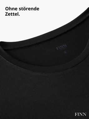 FINN Design Unterhemd Anti-Schweiß Unterhemd Herren mit Rundhals 100% Schutz vor Schweißflecken, garantierte Wirkung