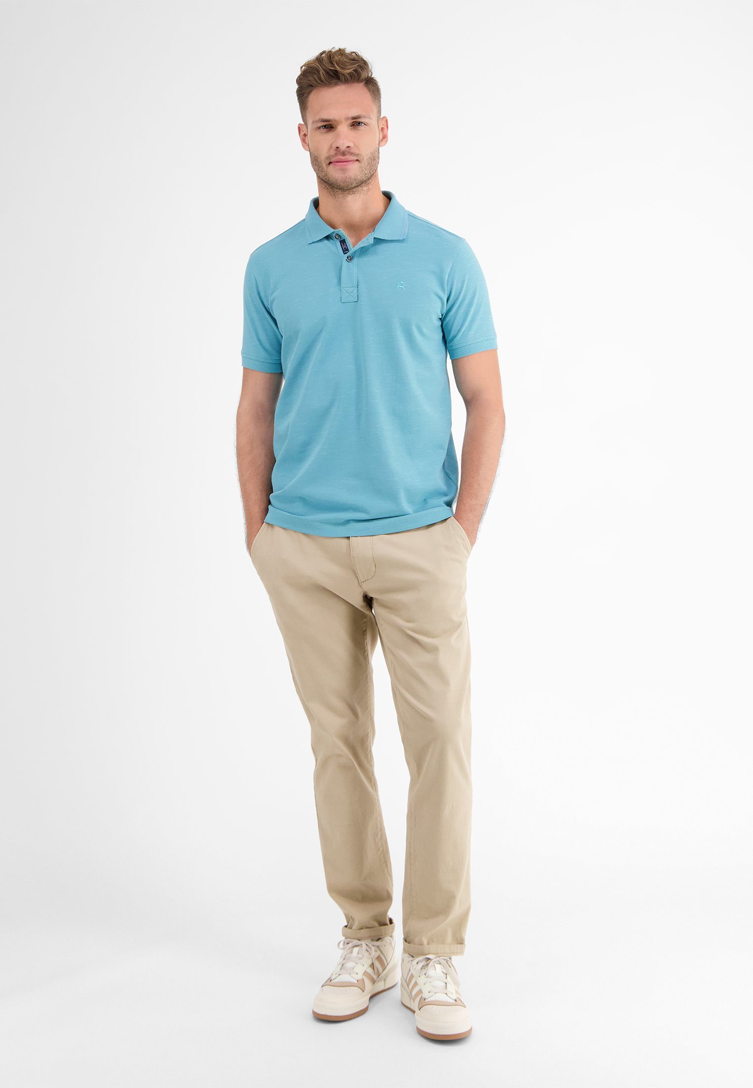 LERROS Poloshirt Poloshirt in Two-Tone-Piqué