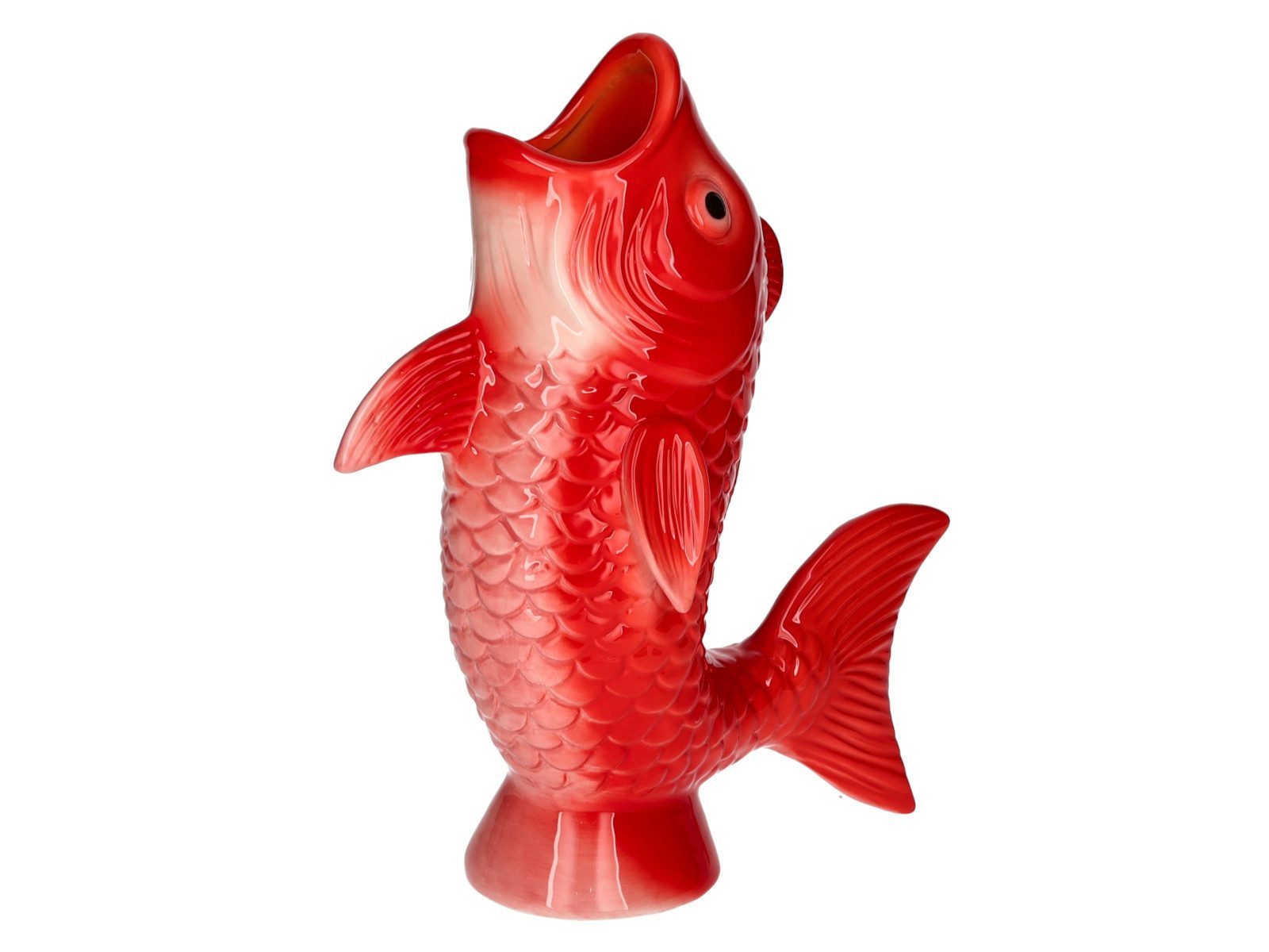 Giftcompany Dekovase Mignon Vase Fisch L rot 11,3cm (Vasen)