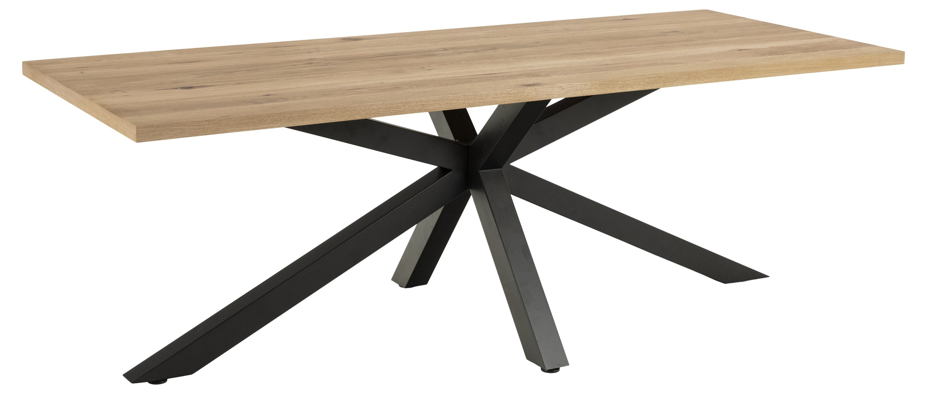 freiraum Esstisch Heaven, in Wildeiche, MDF, Stahl - 220x75,5x90cm (BxHxT)