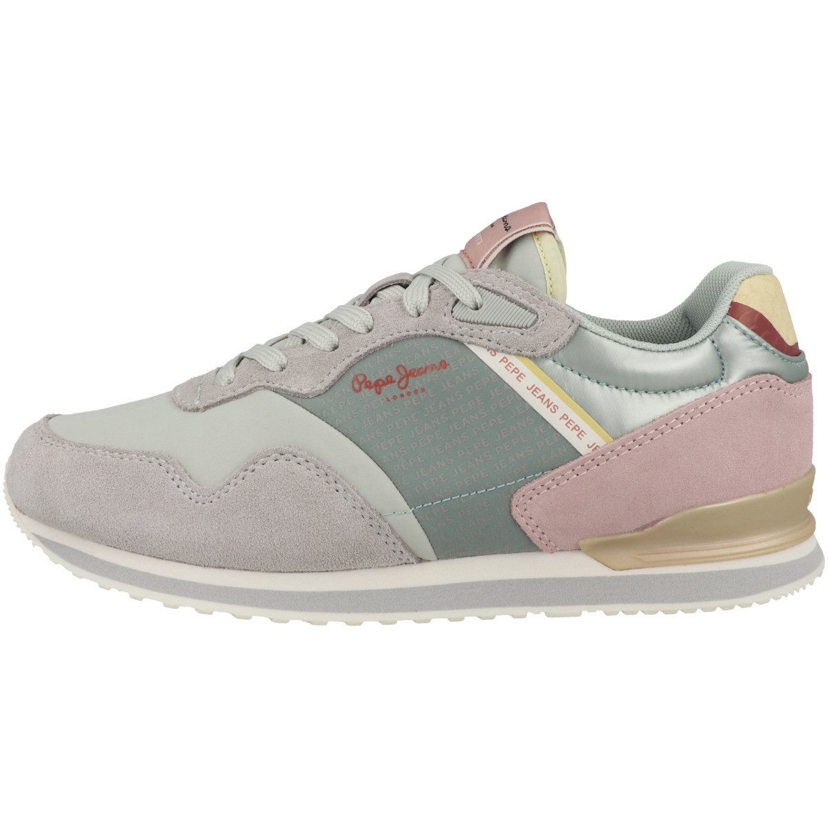 Pepe Jeans London Print Damen Sneaker Turnschuhe, Sportschuhe, Freizeitschu günstig online kaufen