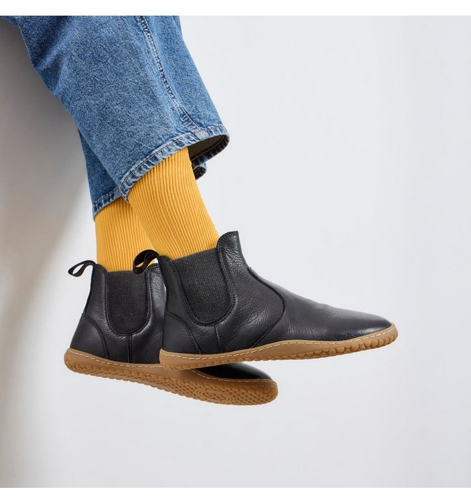 Grand Step Shoes Barfussschuhe Kim Barefoot Chelsea - schwarz Sneaker günstig online kaufen