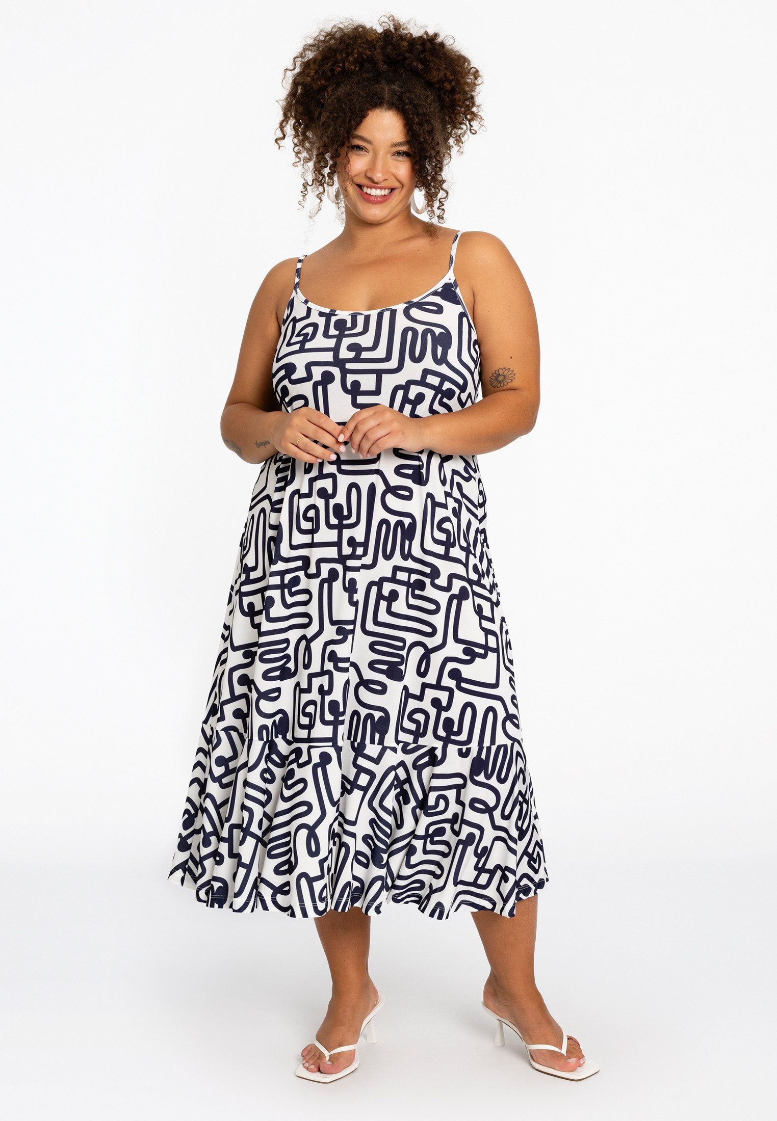 YOEK A-Linien-Kleid Damen Kleid Große Größen günstig online kaufen